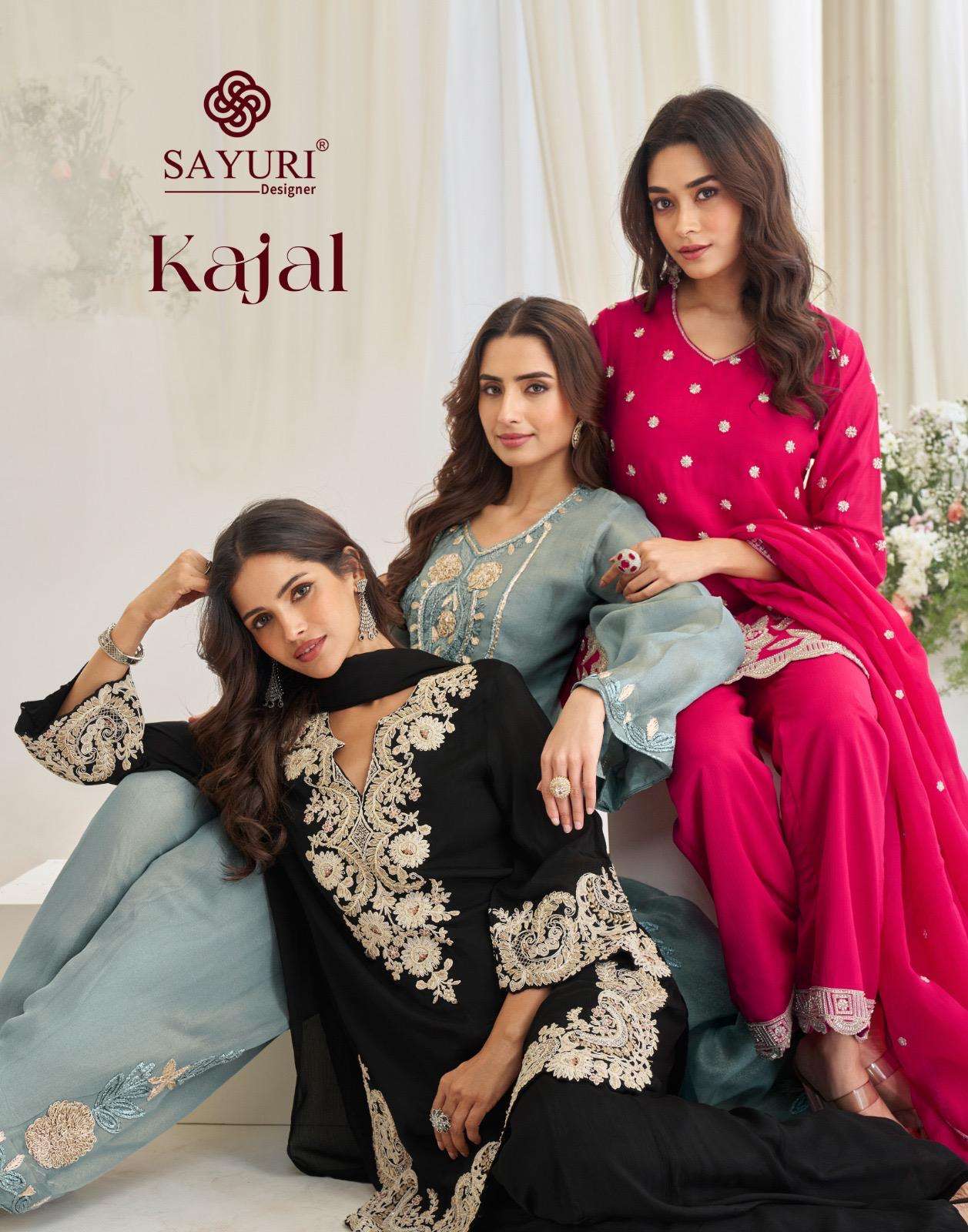 KAJAL by SAYURI DESIGNER suit collection manufacturers surat 