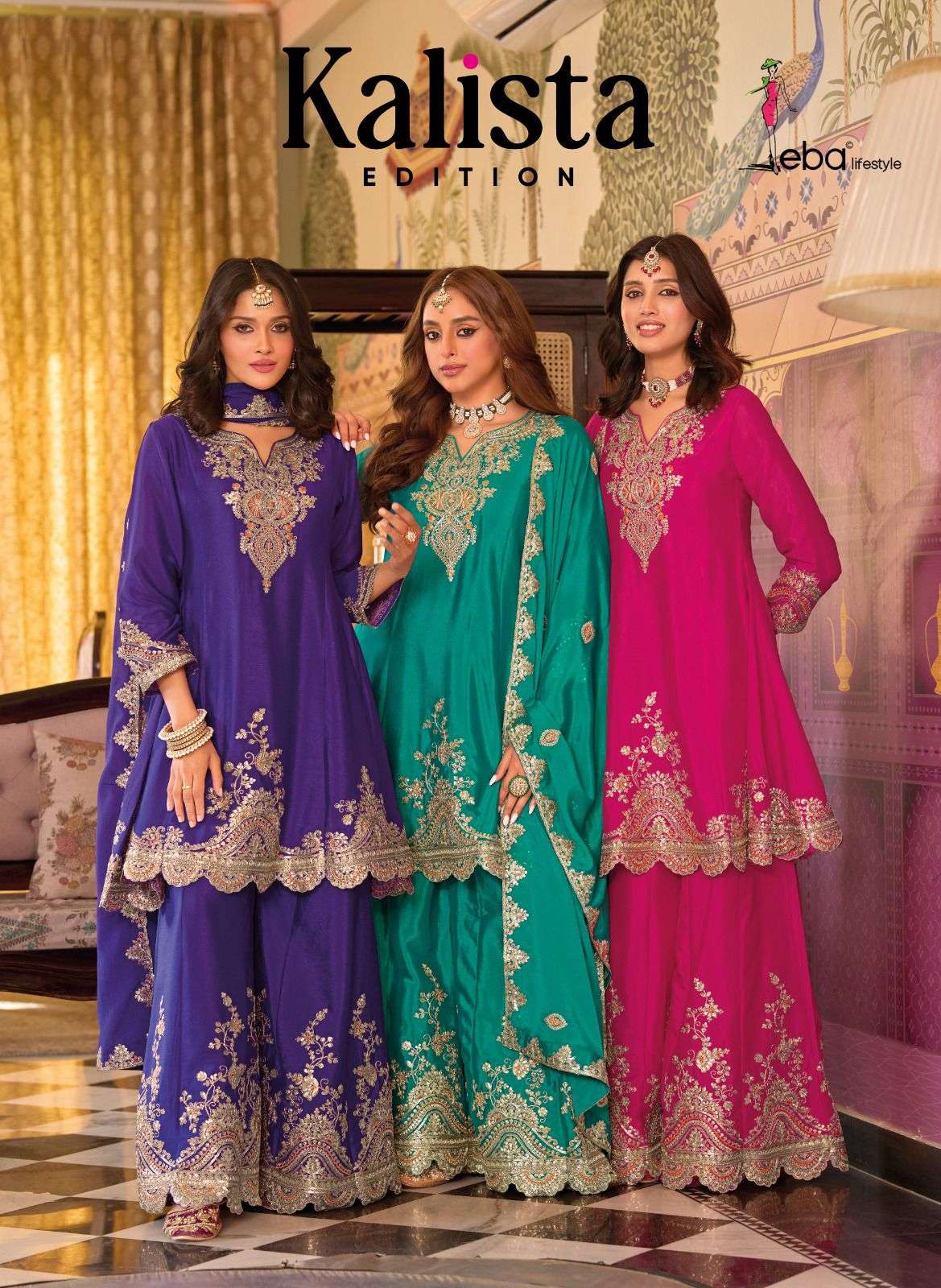 Kalista edition by EBA LIFESTYLE suit collection manufacturers surat 
