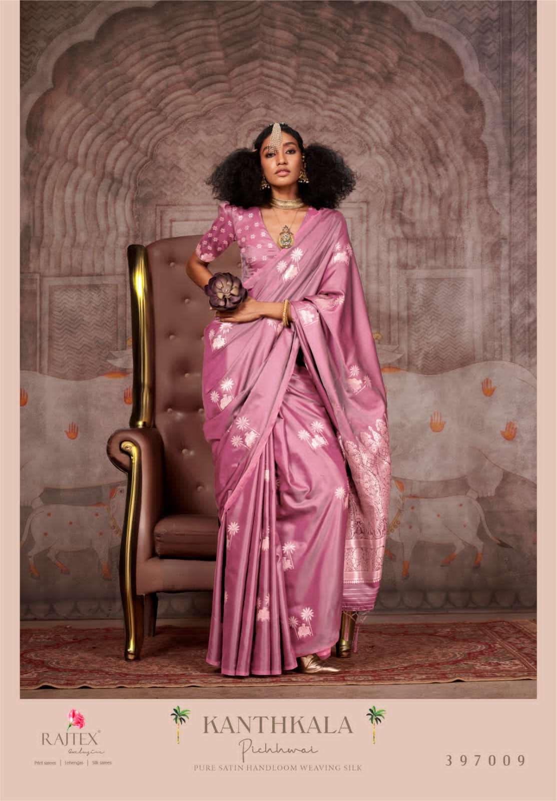 KANTHKALA  PICHWAI By RAJTEX saree Collection manufacturer surat 