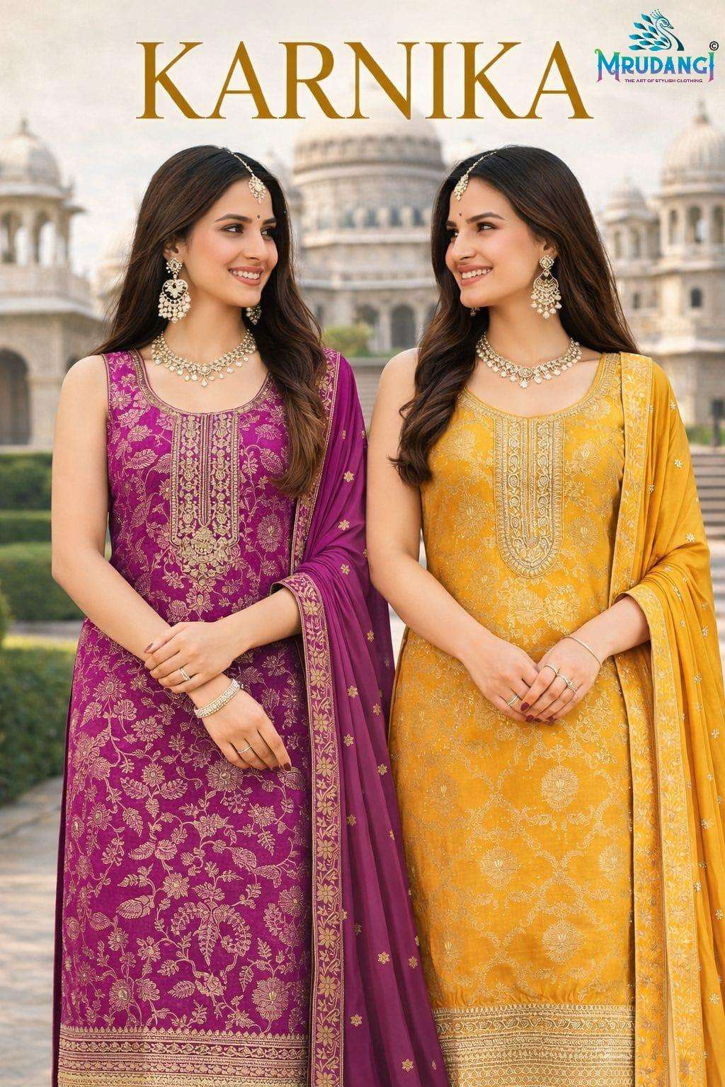 KARNIKA 826 827 by MRUDANGI kurti collection manufacturers surat 