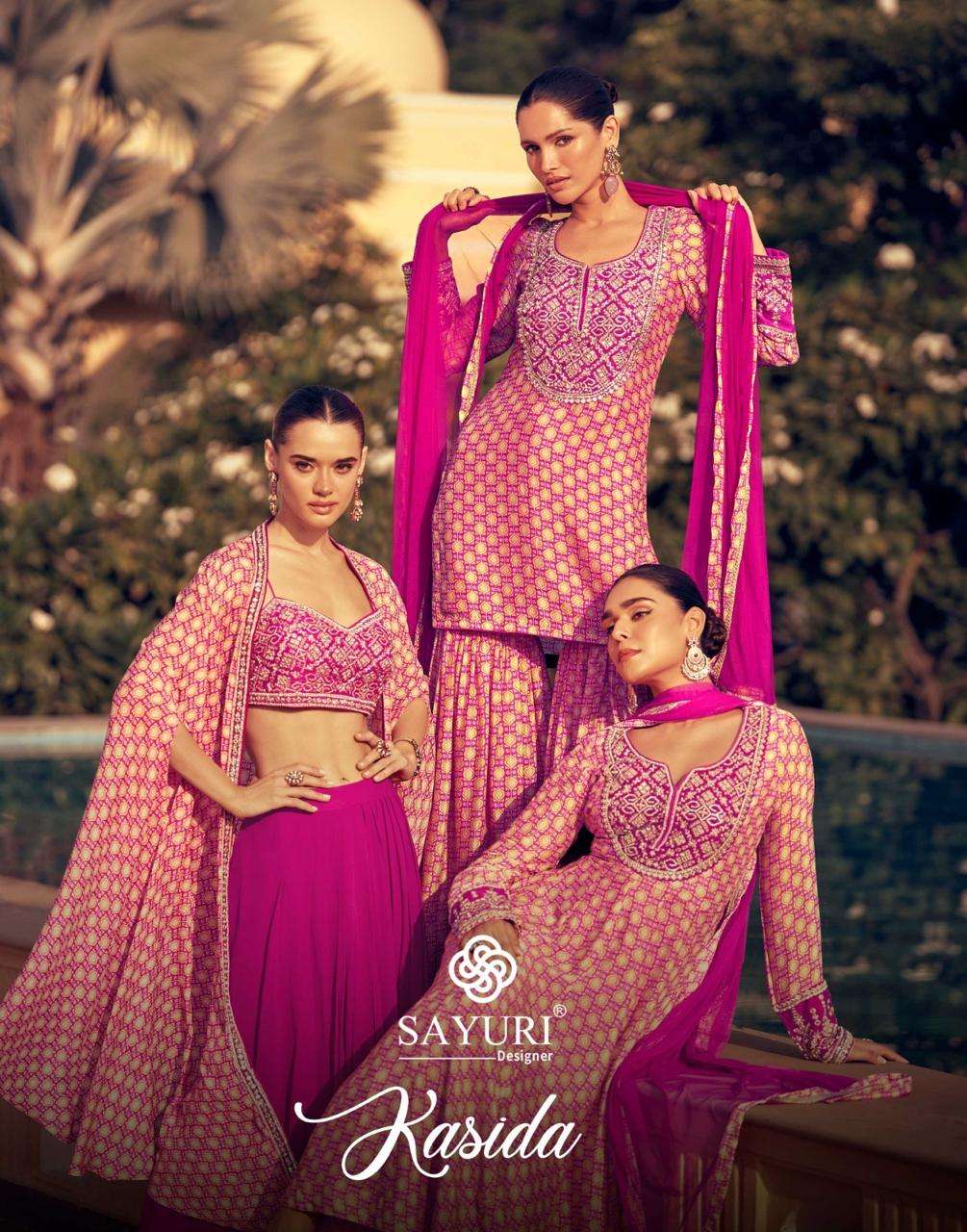 KASIDA by SAYURI DESIGNER suit collection manufacturers surat 