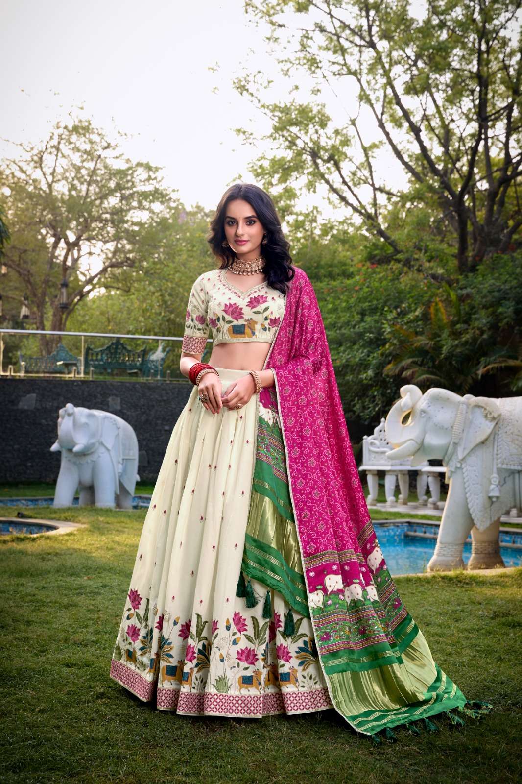 Khadi elegance 2 Lehenga Choli collection manufacturers surat 