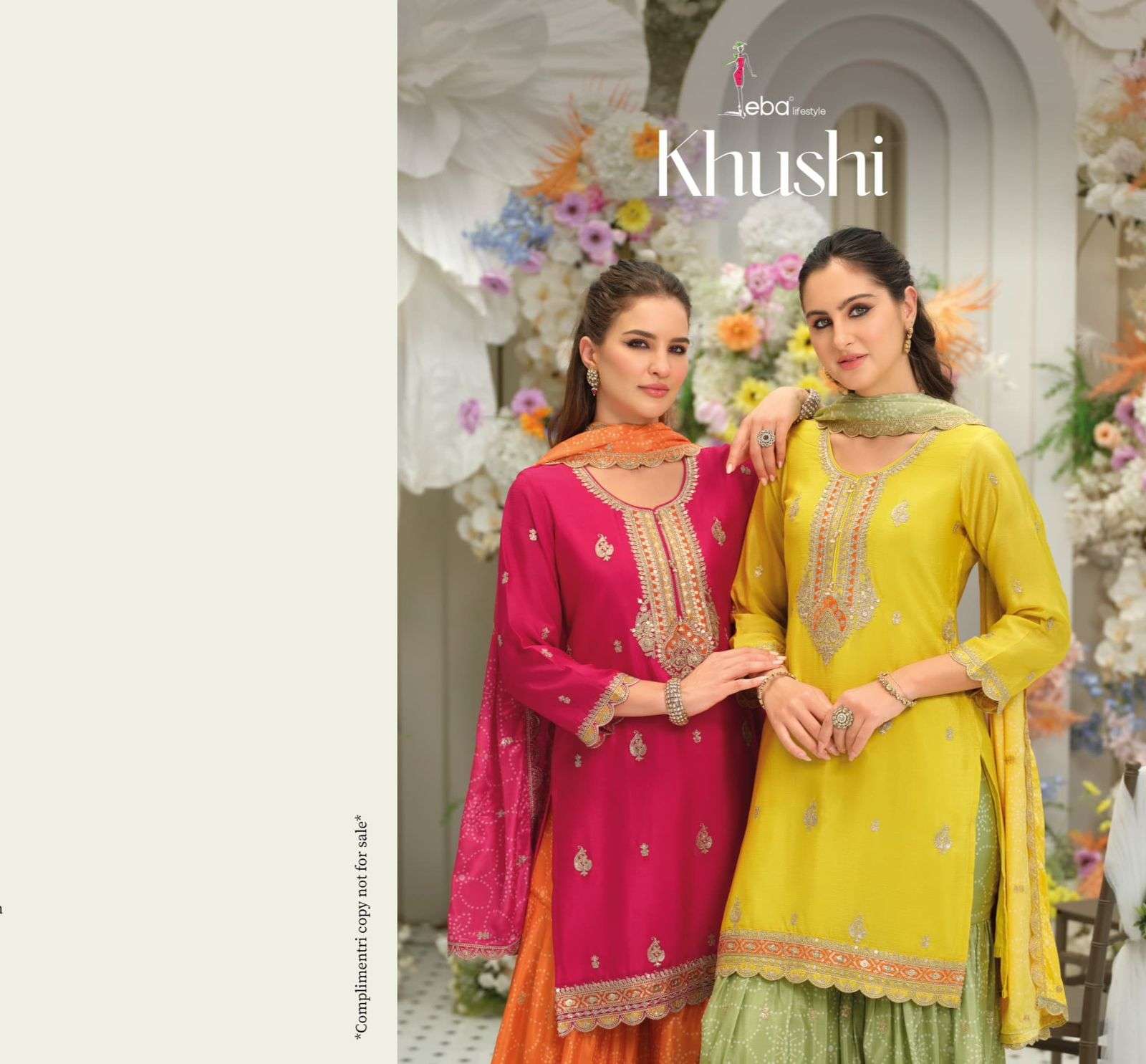 Khushi by EBA LIFESTYLE  Suit collection manufacturers surat 