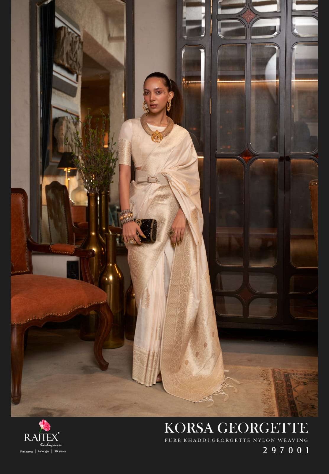 KORSA GEORGETTE by RAJTEX saree Collection manufacturer surat 