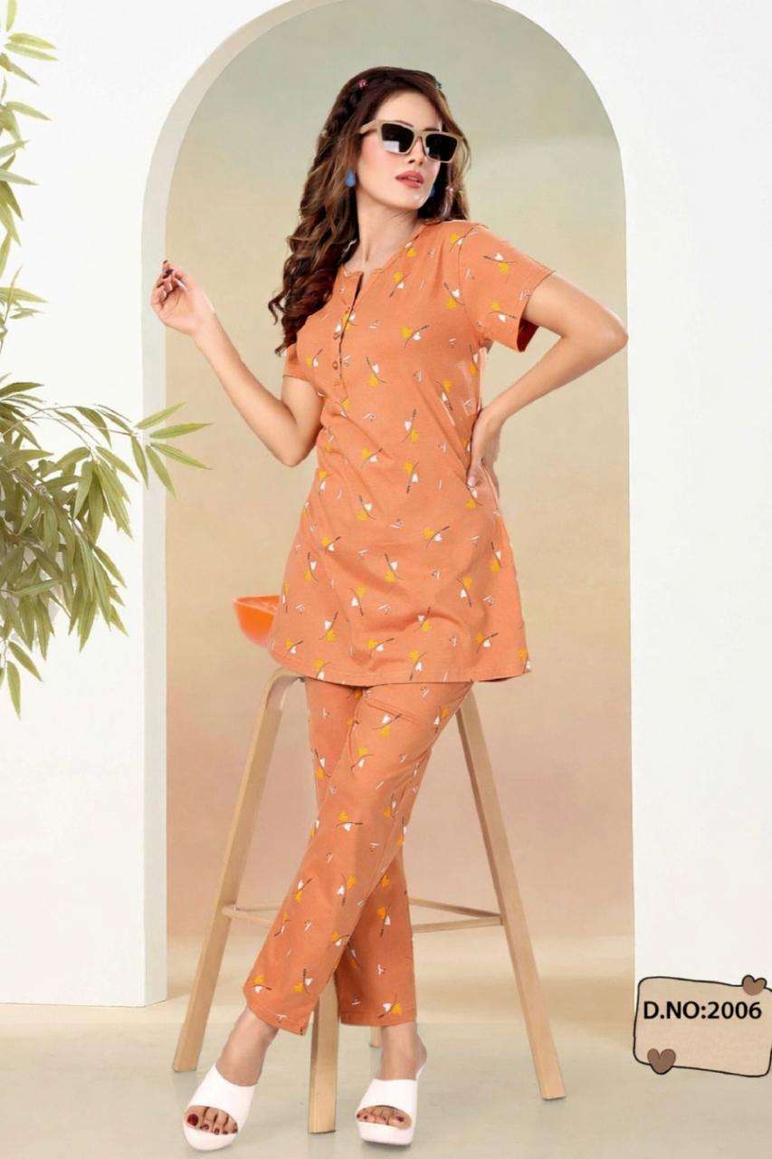 Kurta Set Vol 1 Night Suit Collection manufacturers surat 