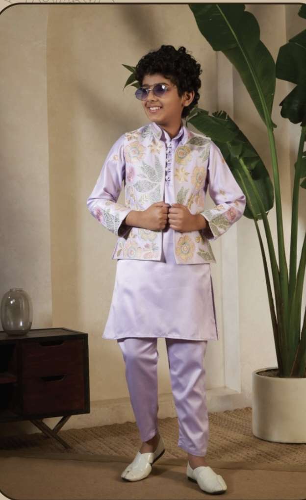 LITTLE CARNIVAL by CLLEORA kids kurta collection manufacturers surat 