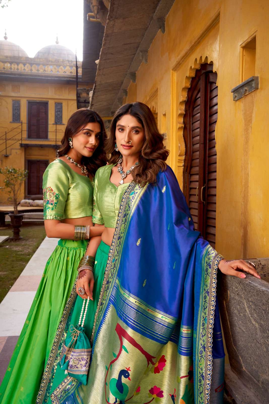 MADHURA Paithani Collection Lehenga Choli manufacturers surat 