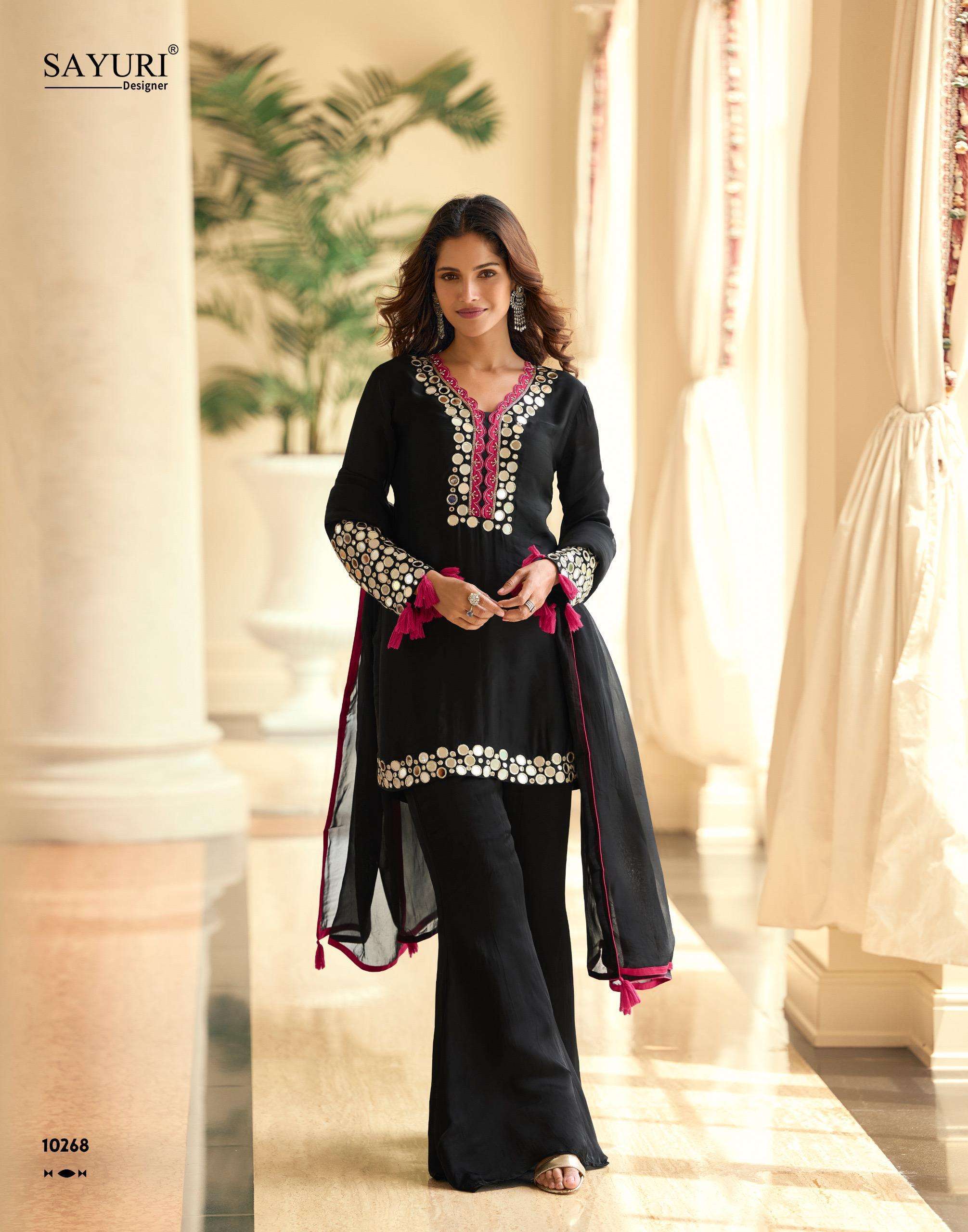 MIRROR by SAYURI DESIGNER suit collection manufacturers surat 