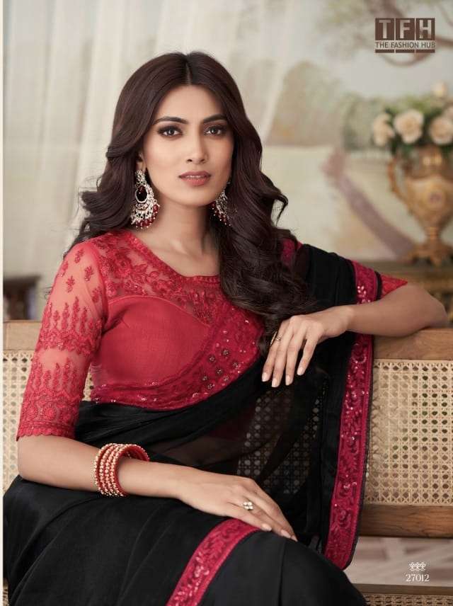 MOTI by TFH saree Collection manufacturer surat 