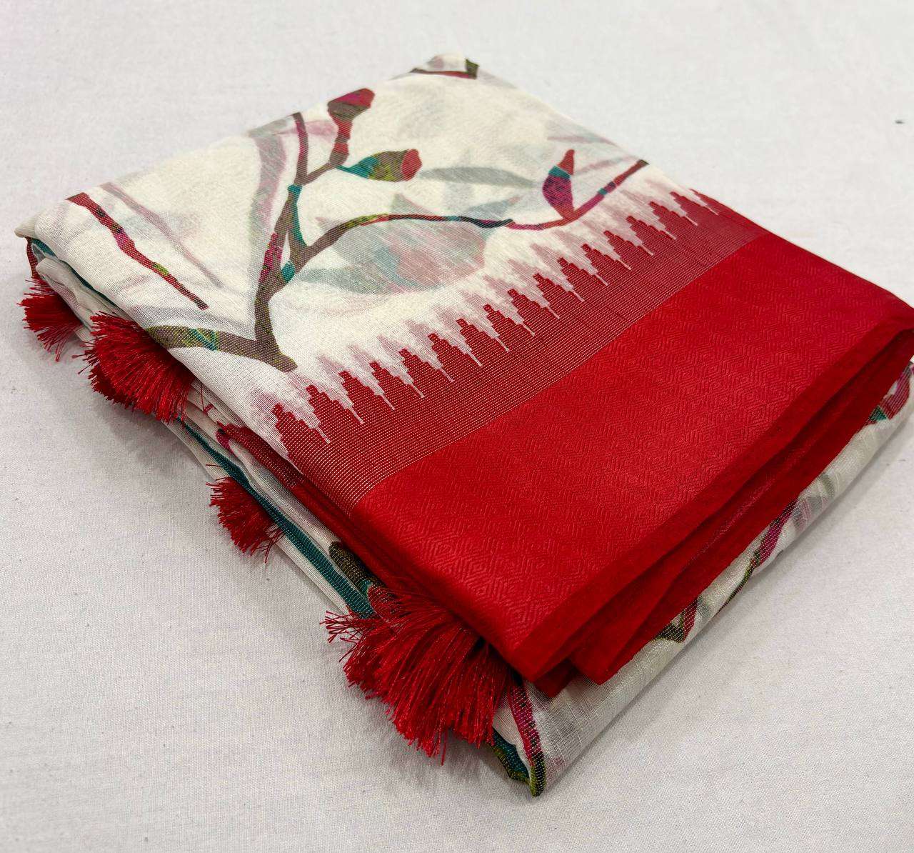 New Arrival – Exclusive Linen Brasso Saree Collection