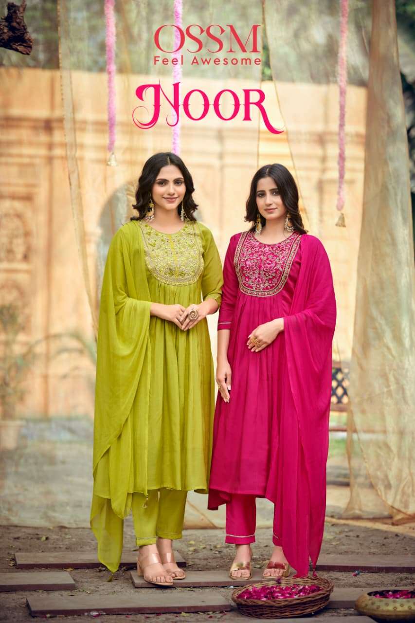 NOOR by OSSM kurti collection manufacturers surat 