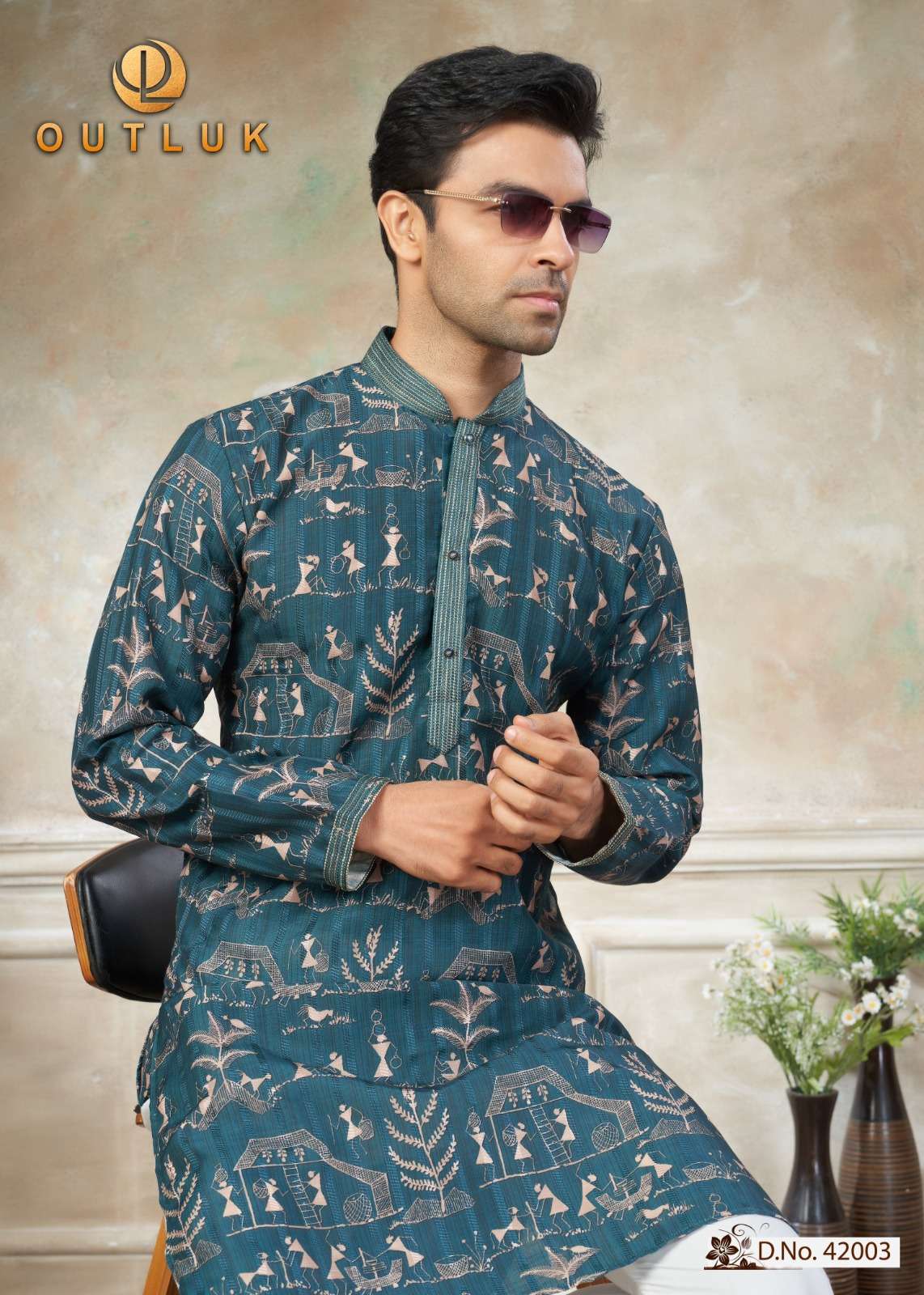 Outluk Wedding 42 kurta collection manufacturers surat 