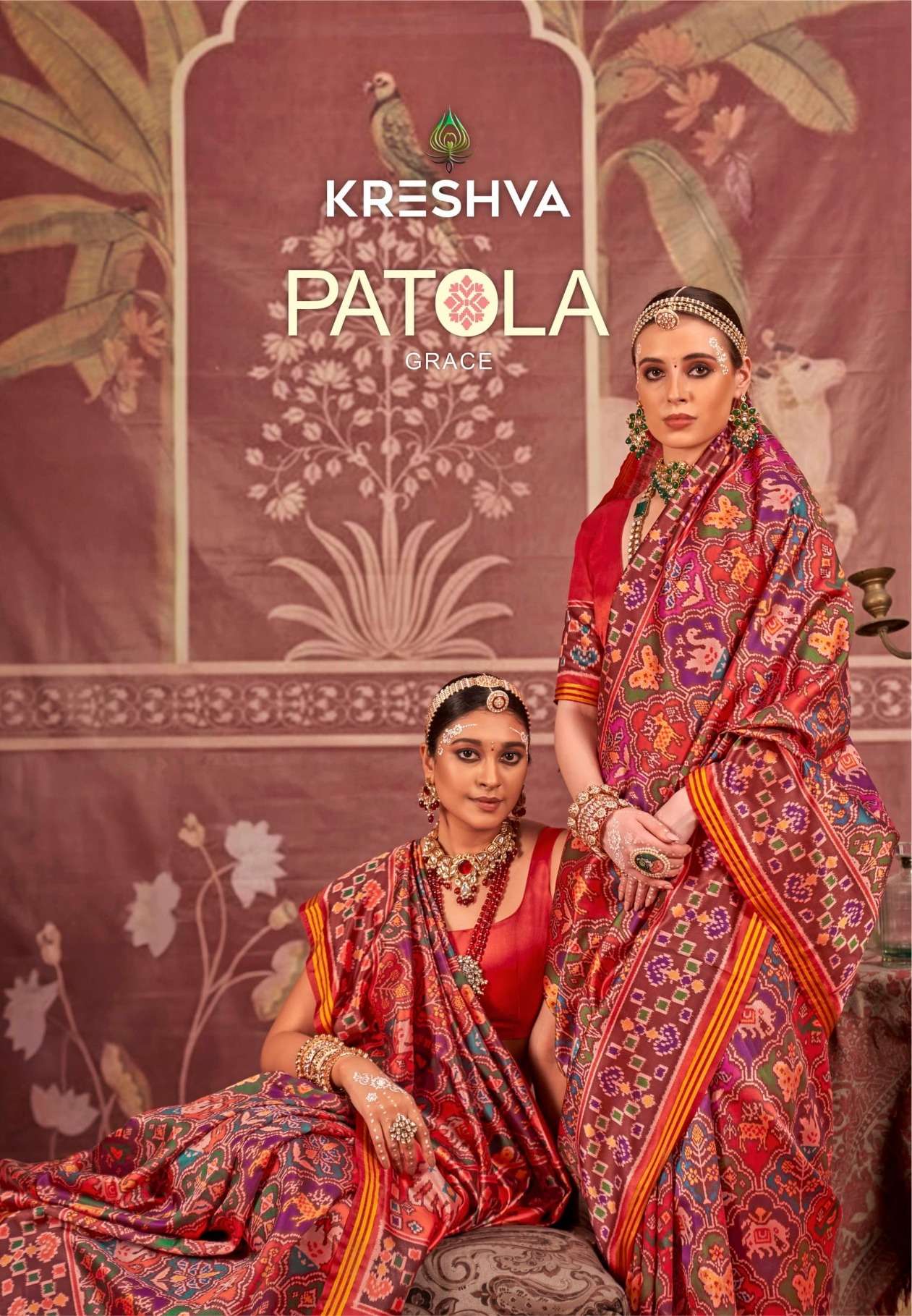 Patola Grace Series P 043 TO P 046 By Kreshva saree Collection manufacturer surat 