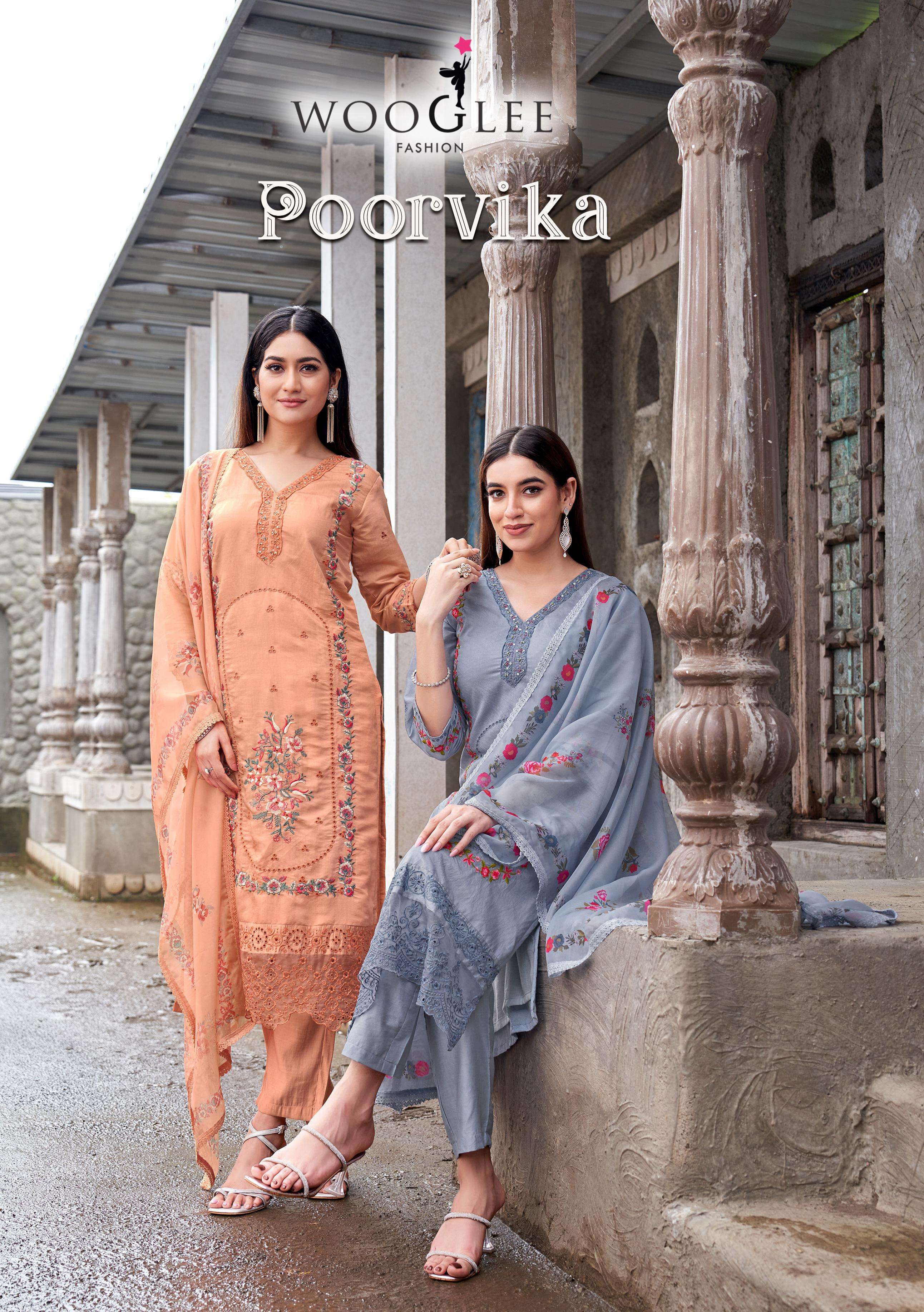 Poorvika by WOOGLEE kurti collection manufacturers surat 