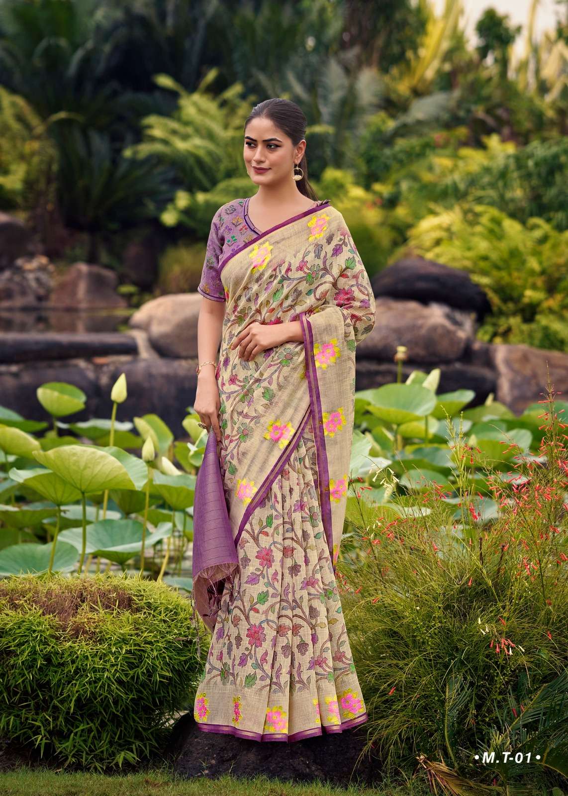 Premium Soft Milky Tusser Saree Collection