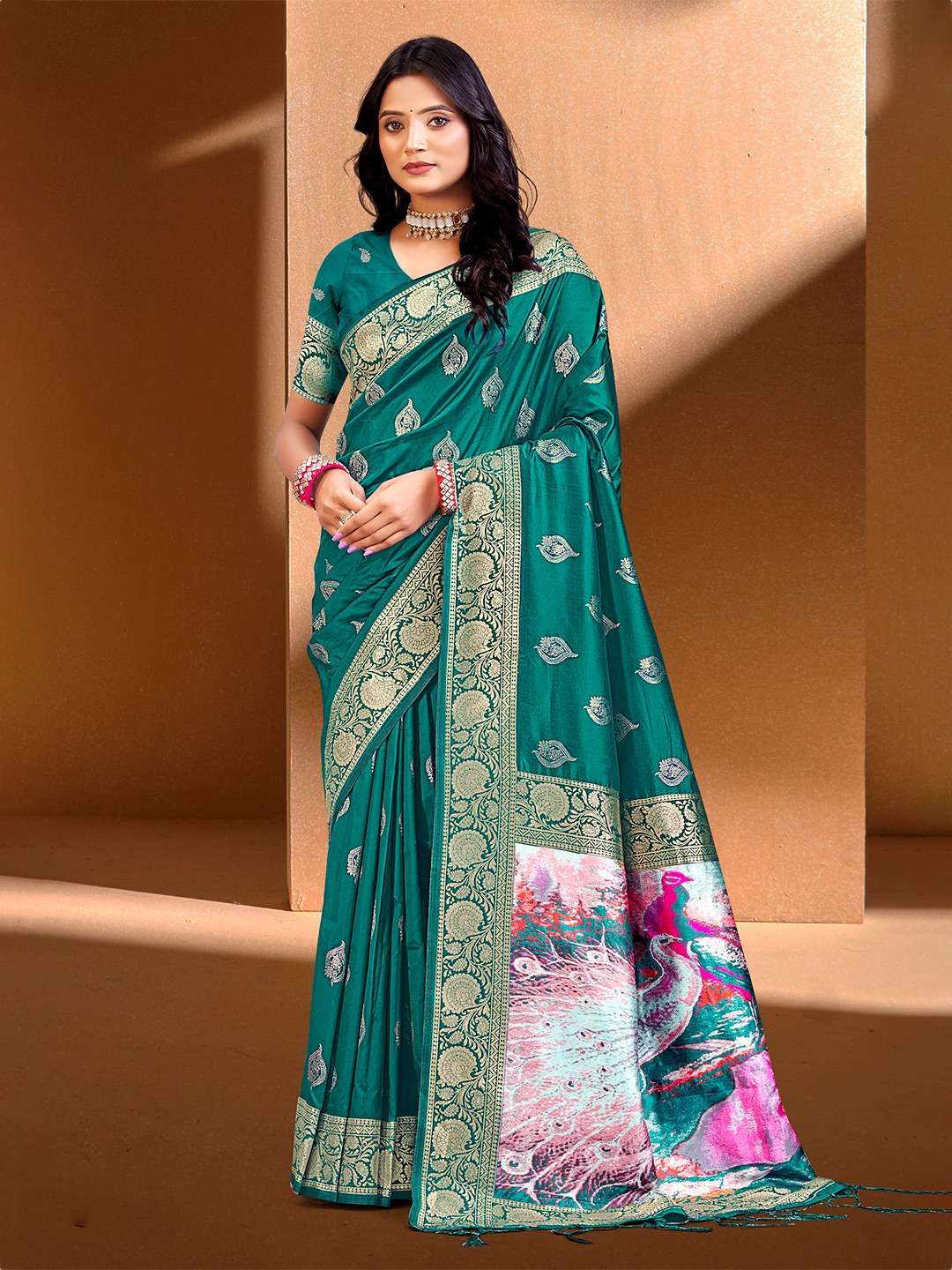 PRIME SILK VOL 7 by Bunawat saree Collection manufacturer surat 