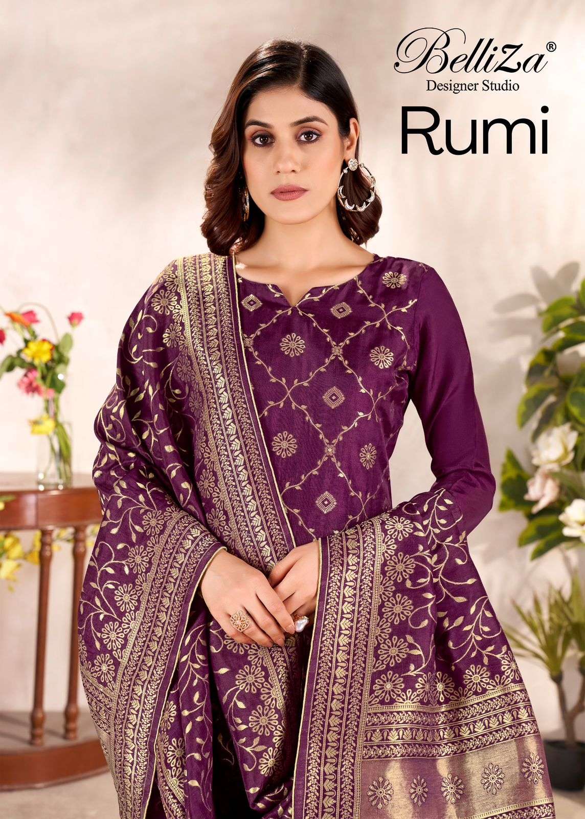 RUMI by BelliZa DesigNer StuDio suit collection manufacturers surat 