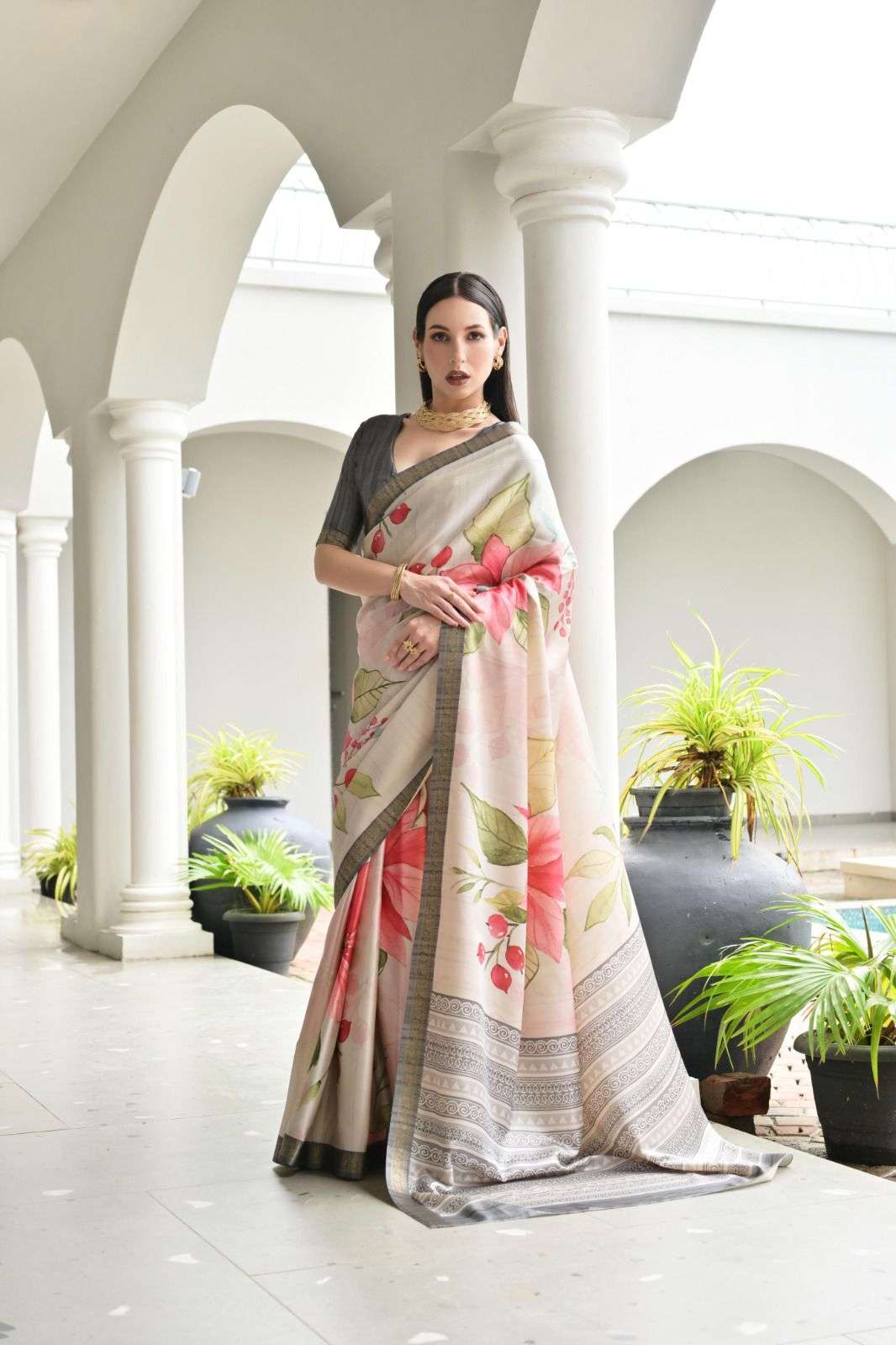 Satin Silk 3 – Hand-Painted Floral Charm