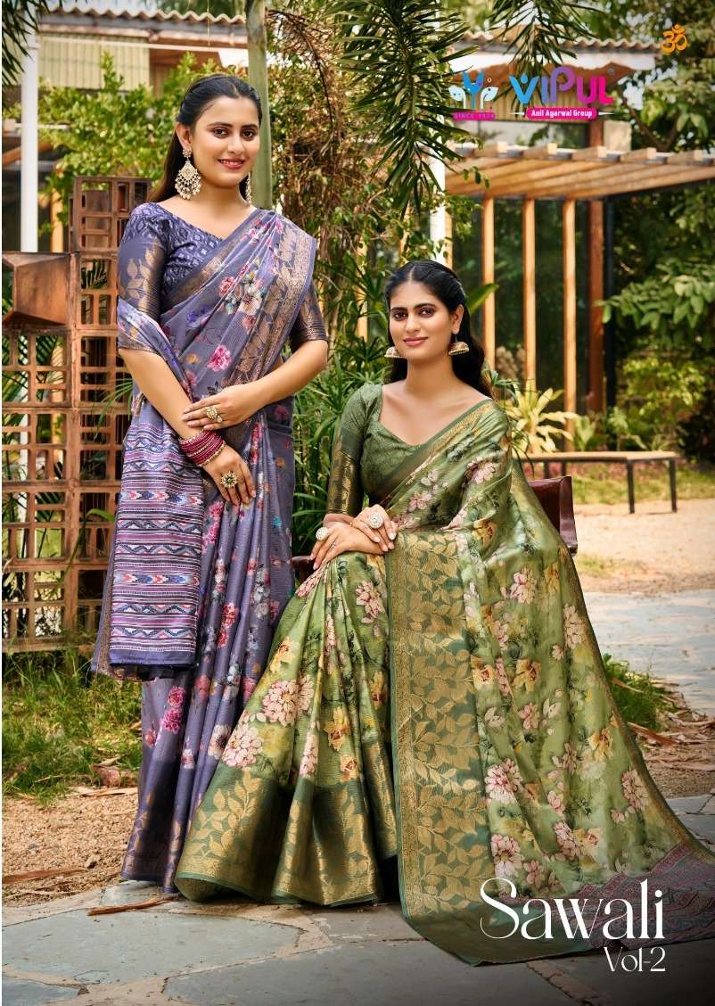 SAWALI VOL 02 by VIPUL SAREE collection manufacturers surat 
