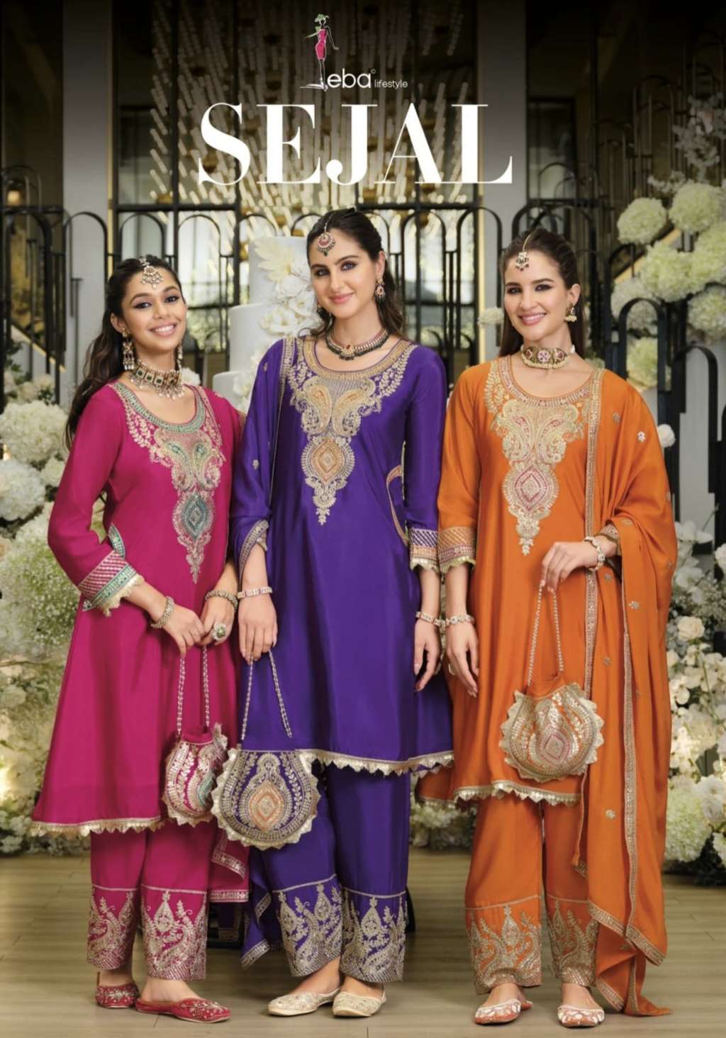 Sejal by EBA LIFESTYLE suit collection manufacturers surat 