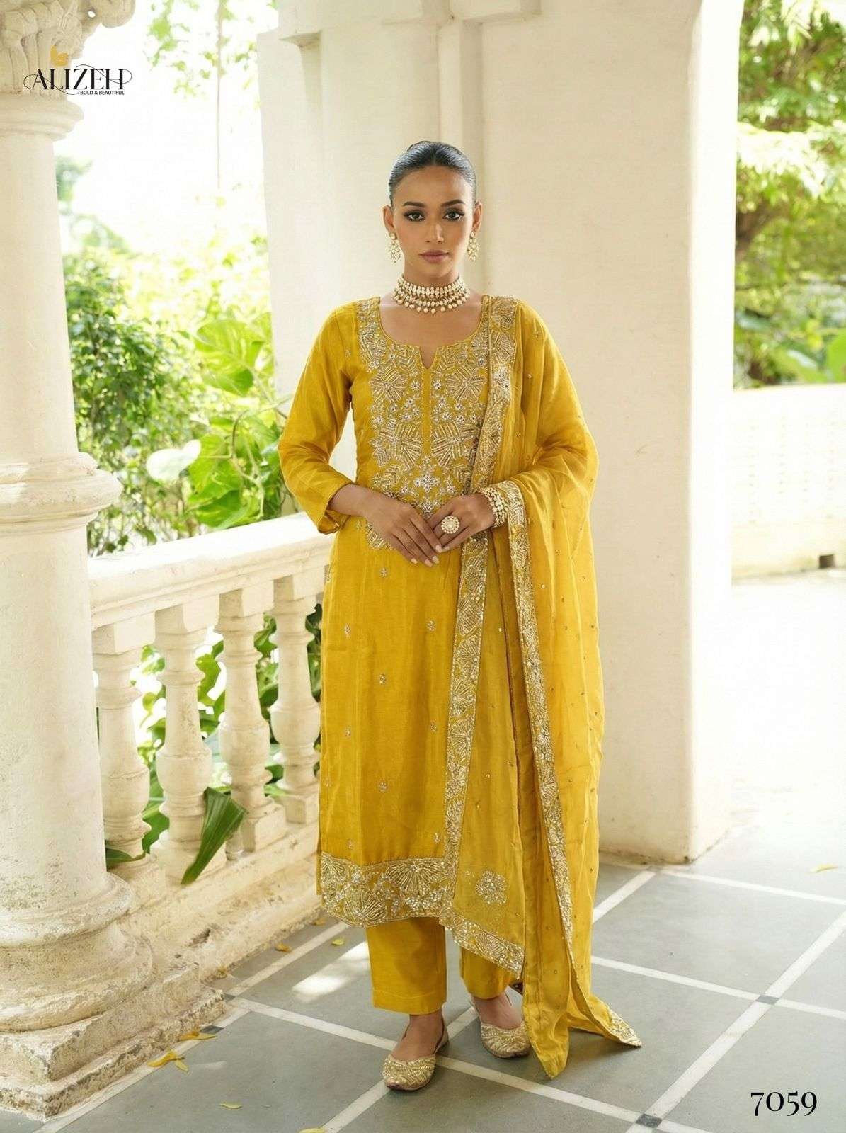 SERIES 7058 7061 by ALIZEH OFFICIAL suit collection manufacturers surat 