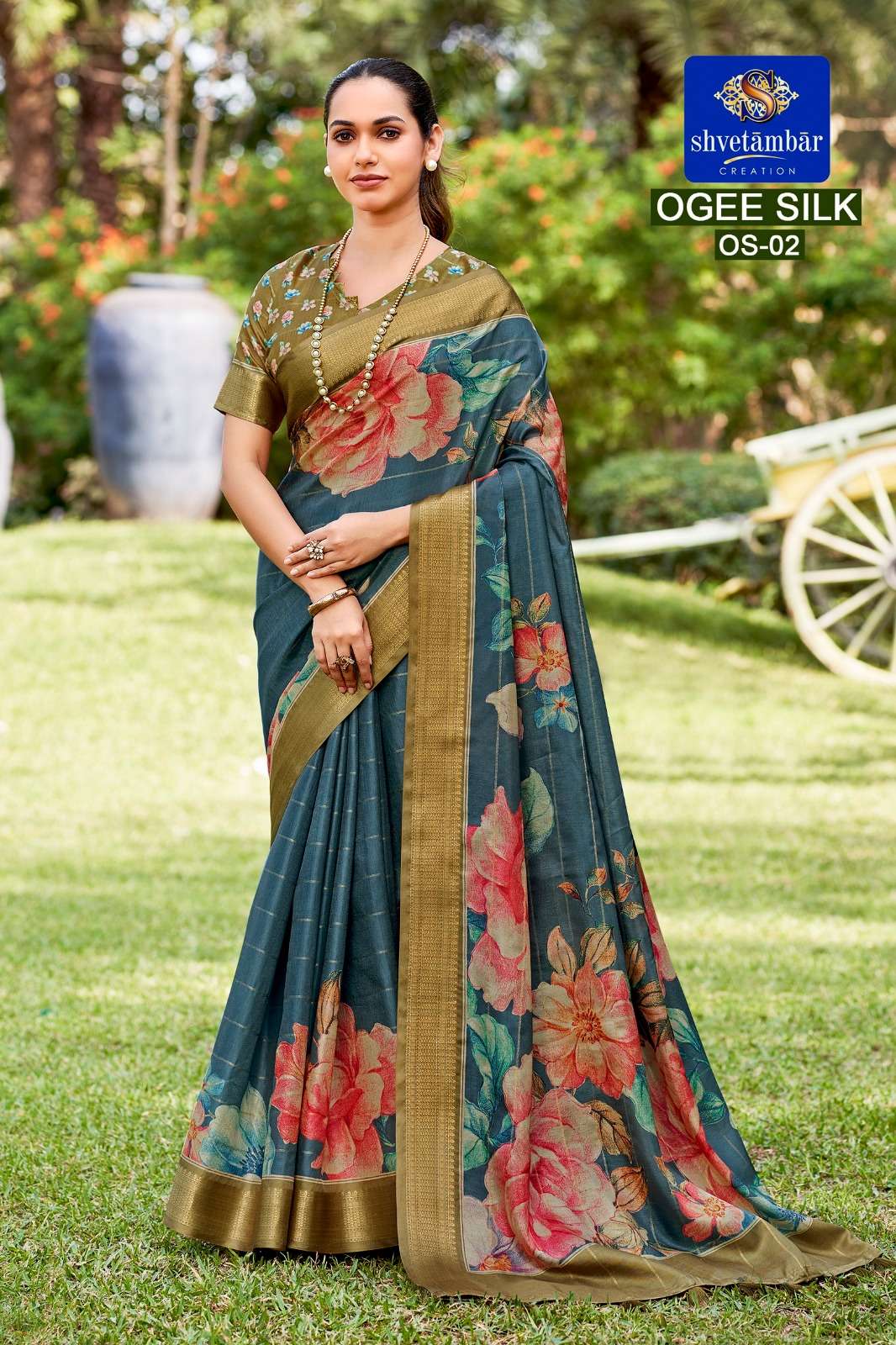 Soft Cotton Ogee Silk – Timeless Woven Elegance