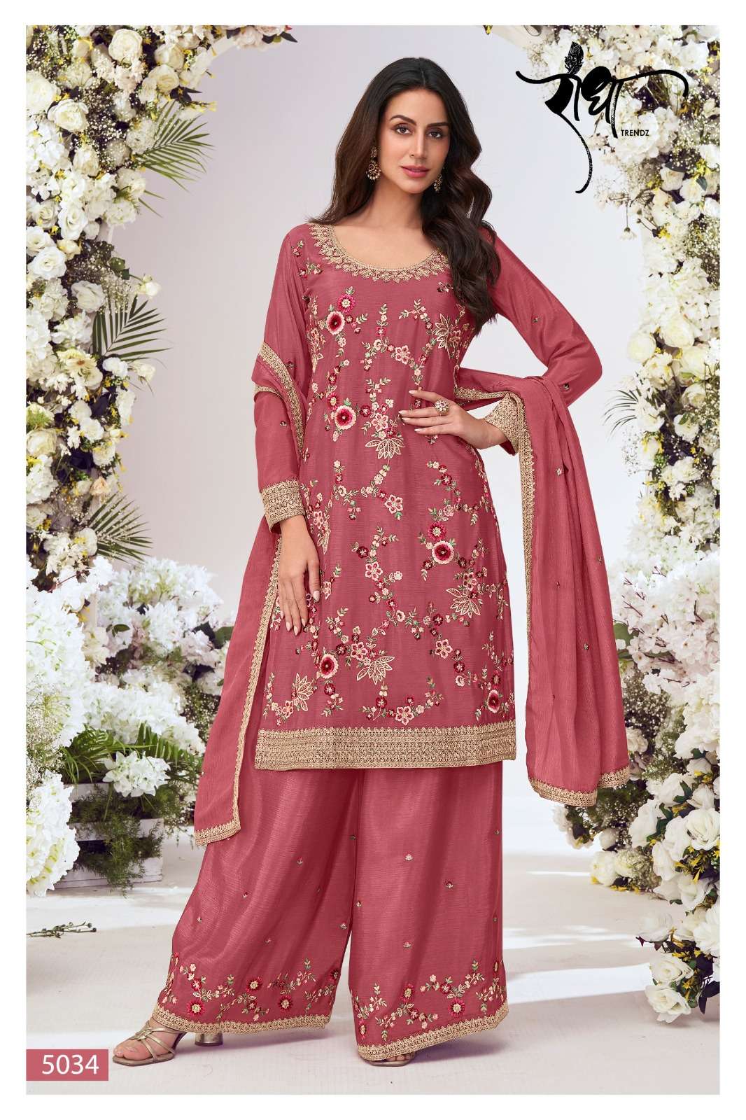 SUHAGAN SERIES 5031 TO 5034 by  RADHA TRENDZ suit collection manufacturers surat 