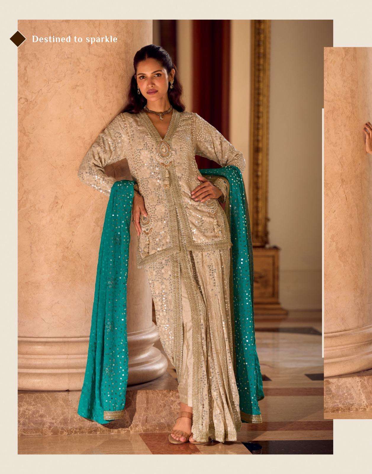 SWAROSKI 2 by SAYURI DESIGNER suit collection manufacturers surat 