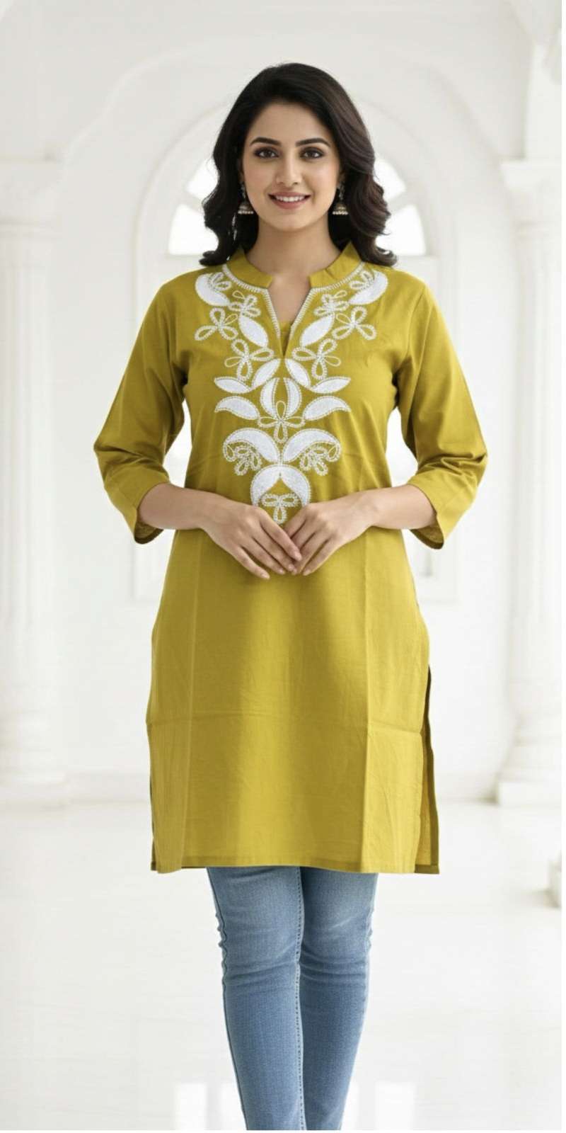 Tunic Tops OFFICE College Wear collection manufacturers surat 