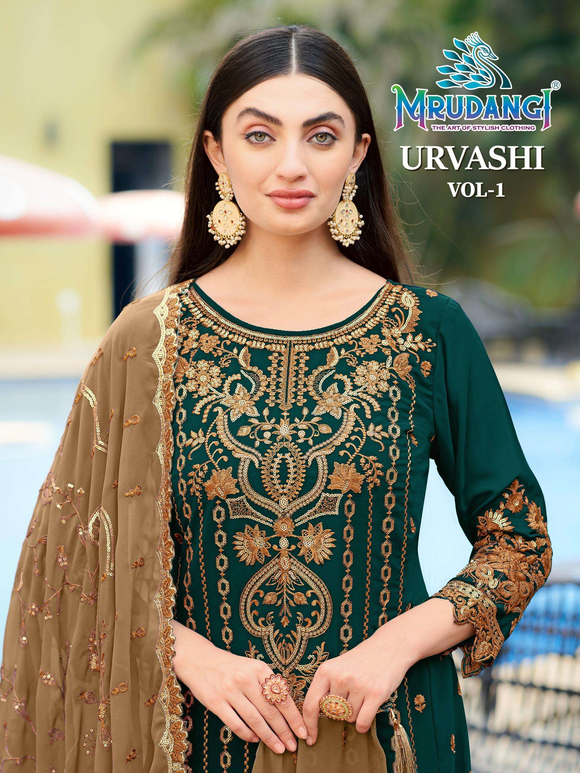 URVASHI 806 807 by MRUDANGI kurti collection manufacturers surat 
