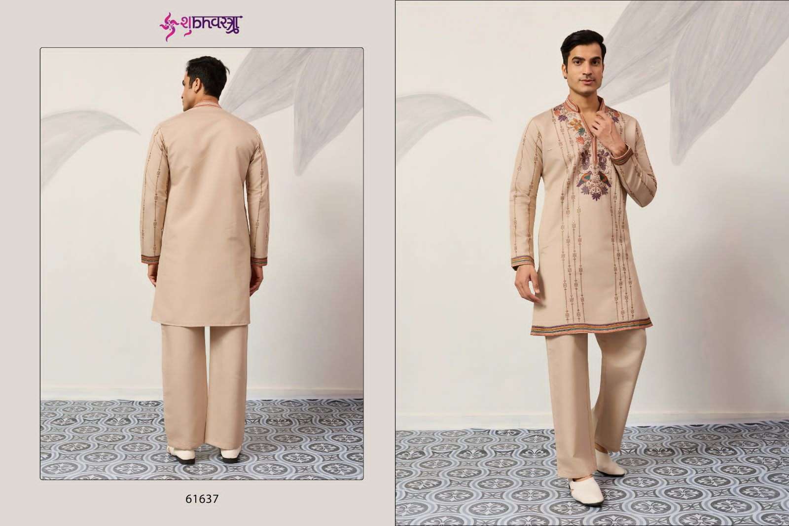 V NECK VIRAASAT by SHUBHVASTRA kurta collection manufacturers surat 