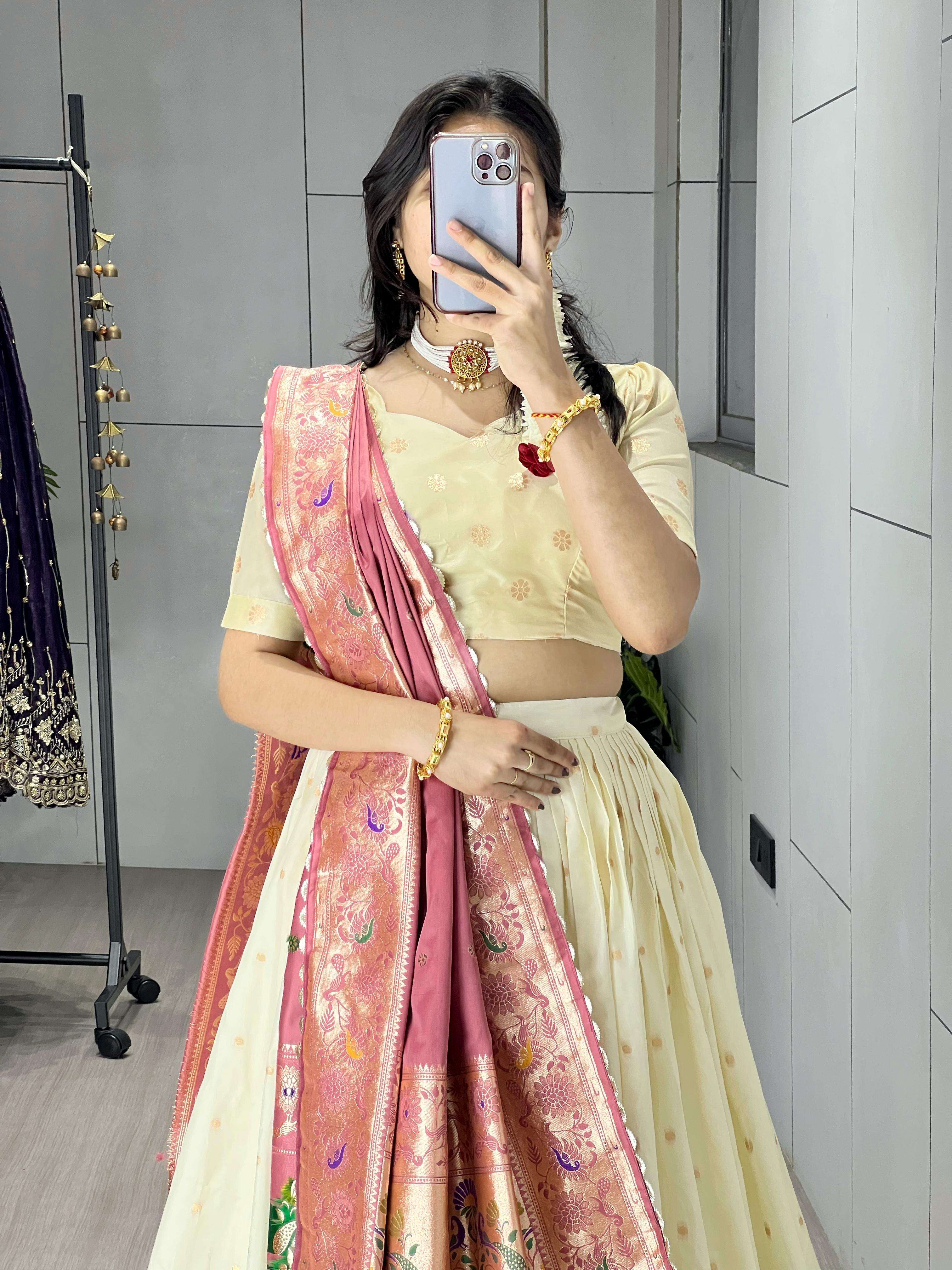 Ved Paithani Silk Lehenga choli collection manufacturers surat 