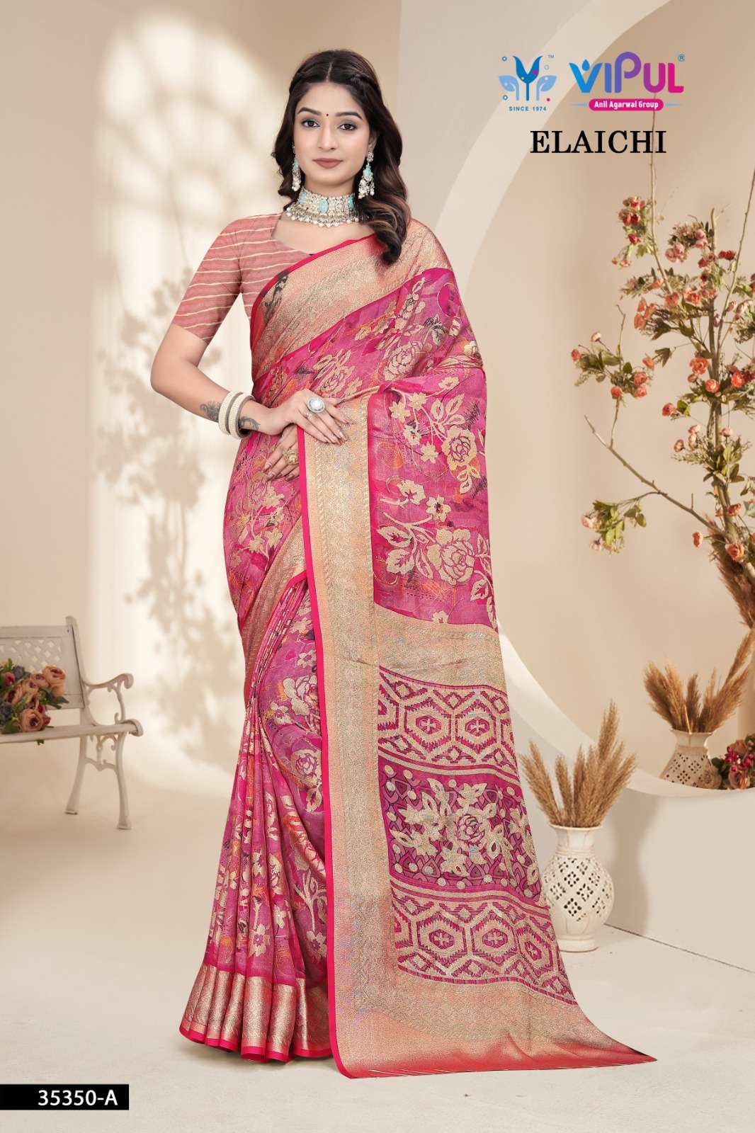 Vipul saree 3 collection manufacturers surat 