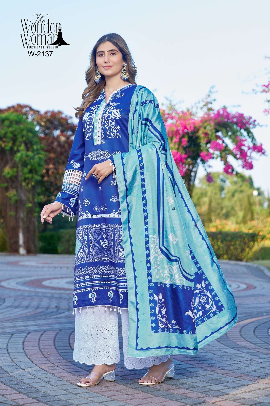 W 2137 by The Wonder Woman Designer Studio cord set collection manufacturers surat 