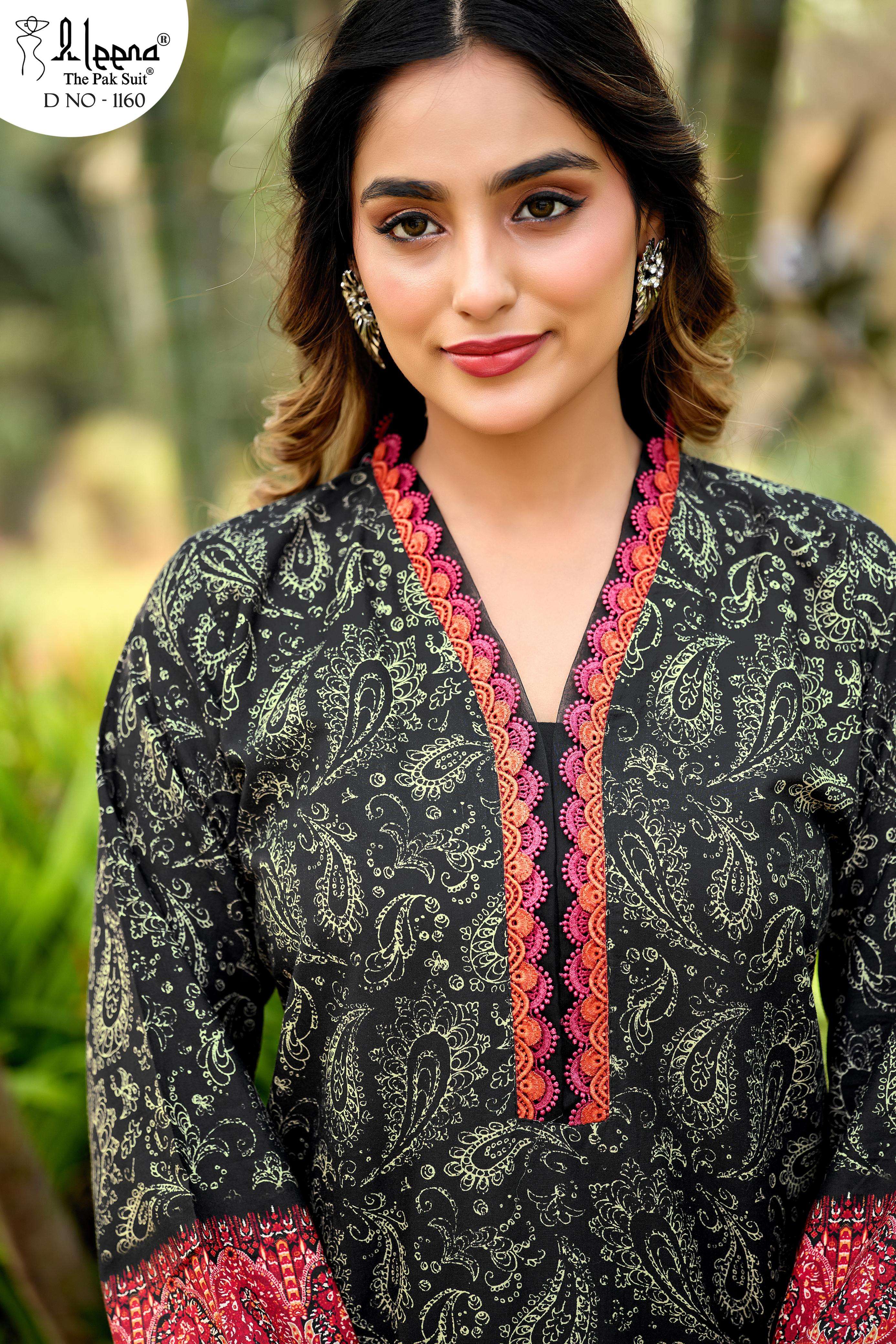 1160 by ALEENA suit collection manufacturers surat 