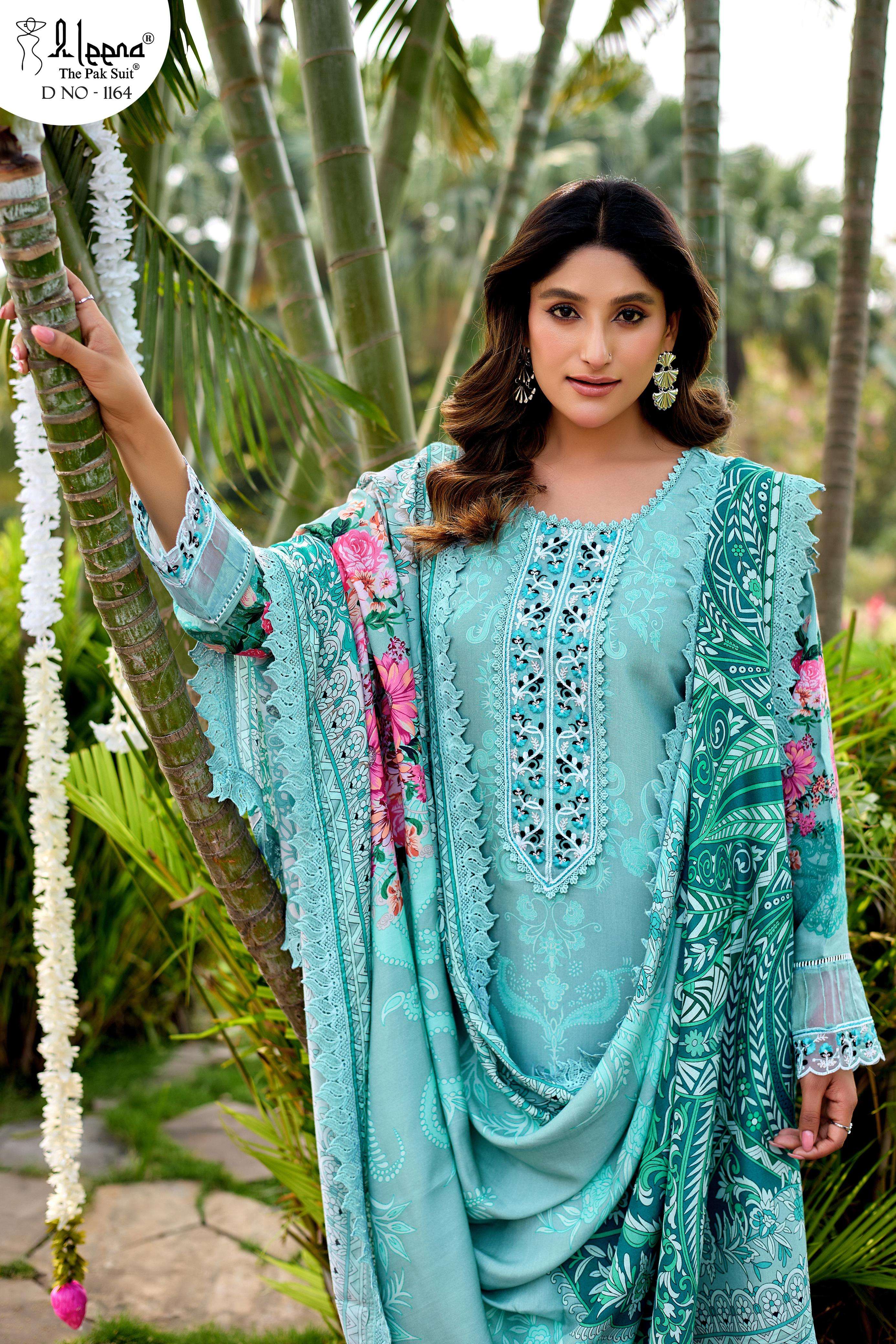 1164 by ALEENA kurti collection manufacturers surat 