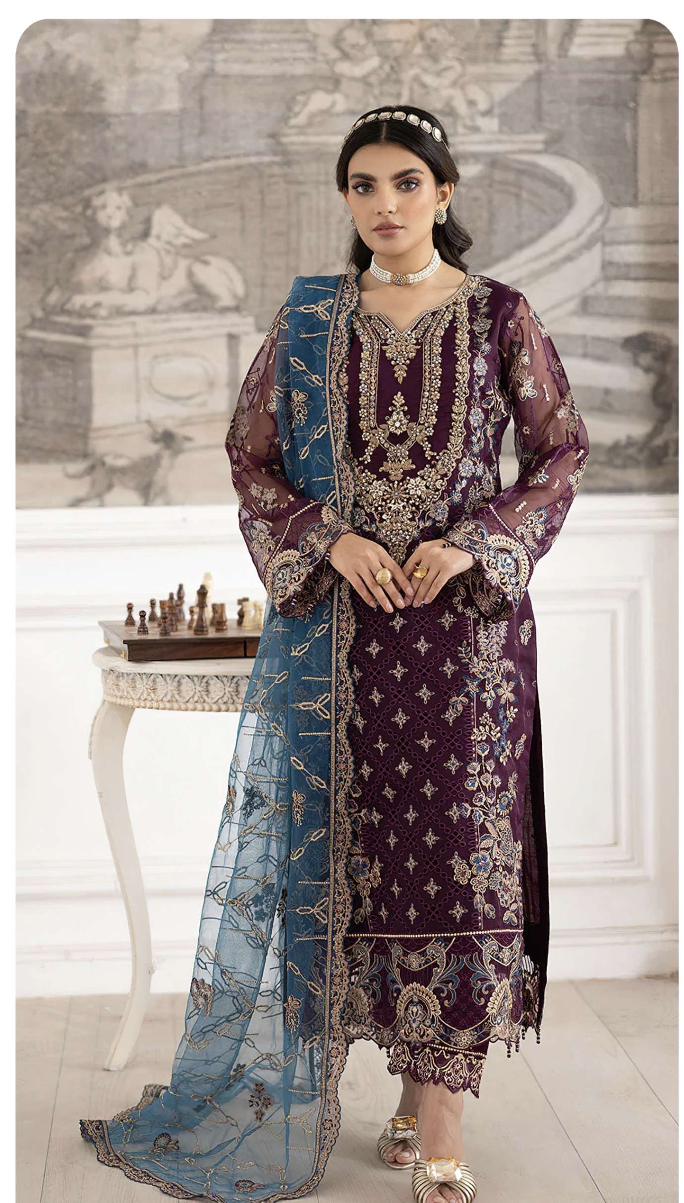 ANAYA VOL 6 DNO 1099  By SAJIDA suit collection manufacturers surat 