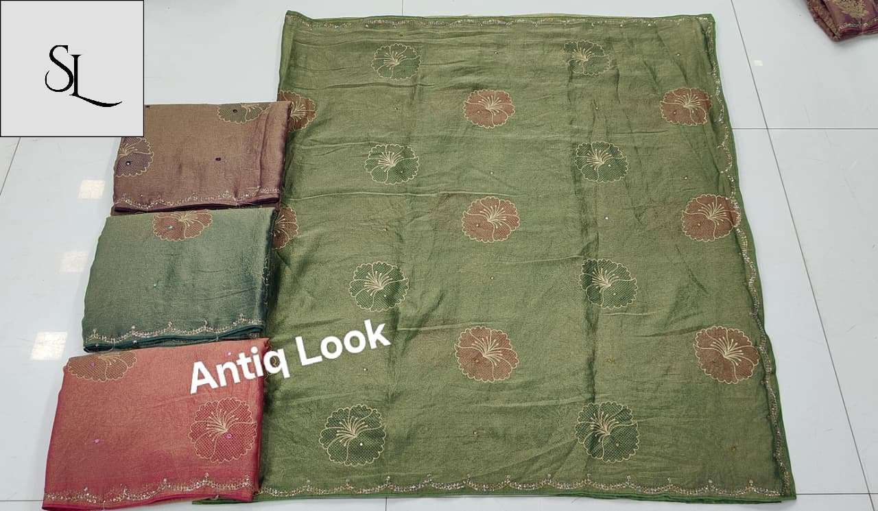 Antiq Look by SL saree Collection manufacturer surat 