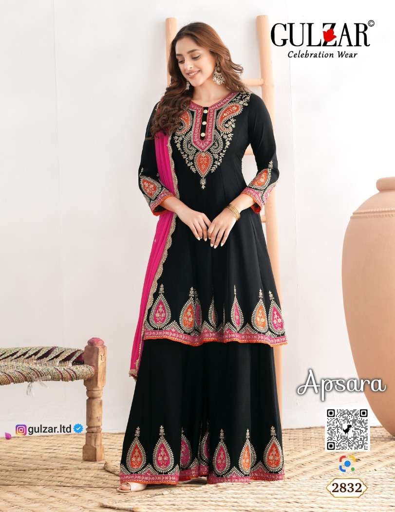 APSARA vol 2 D no 2831 TO 2832 by GULZAR suit collection manufacturers surat