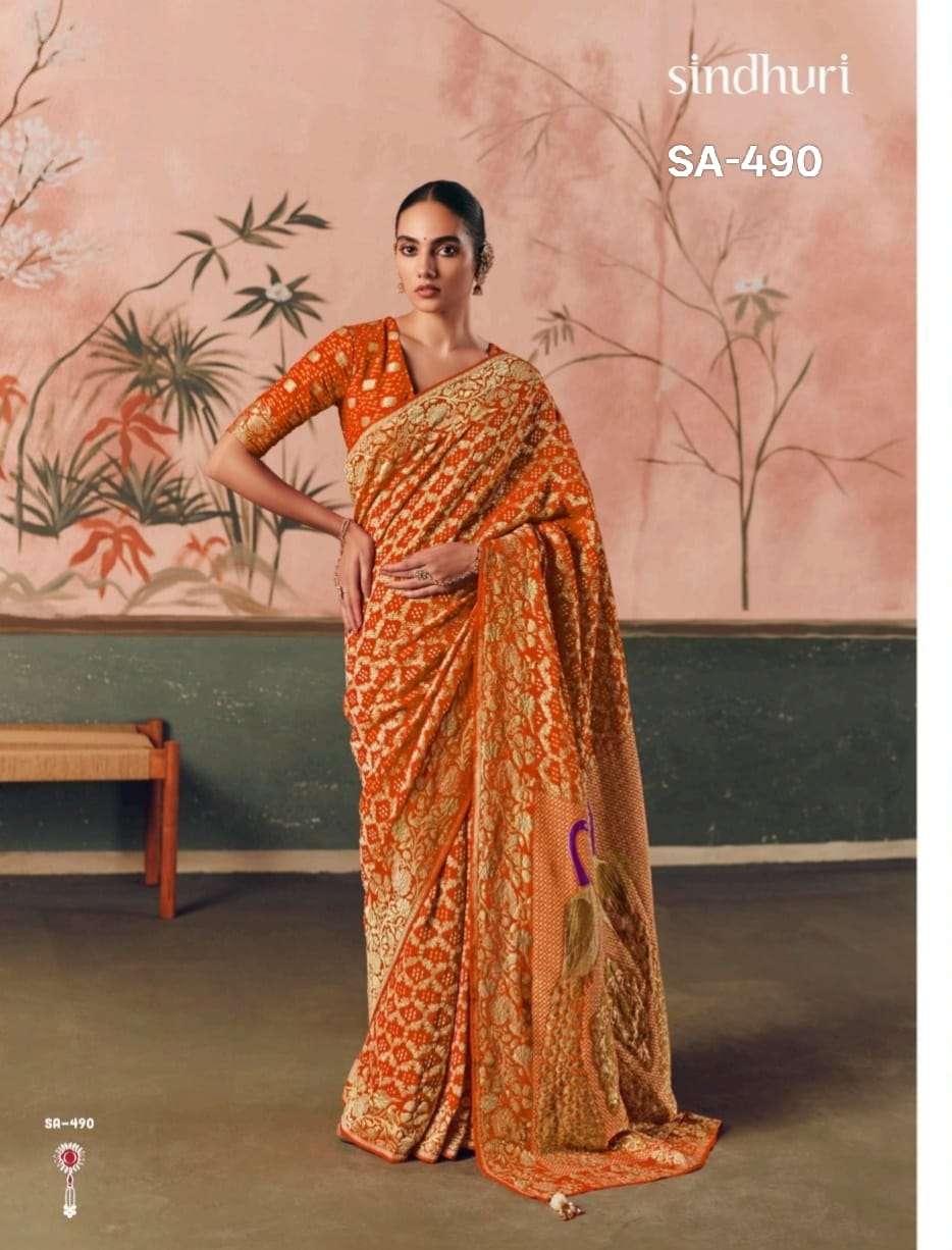 Bandiya Silk by Kimora saree Collection manufacturer surat 