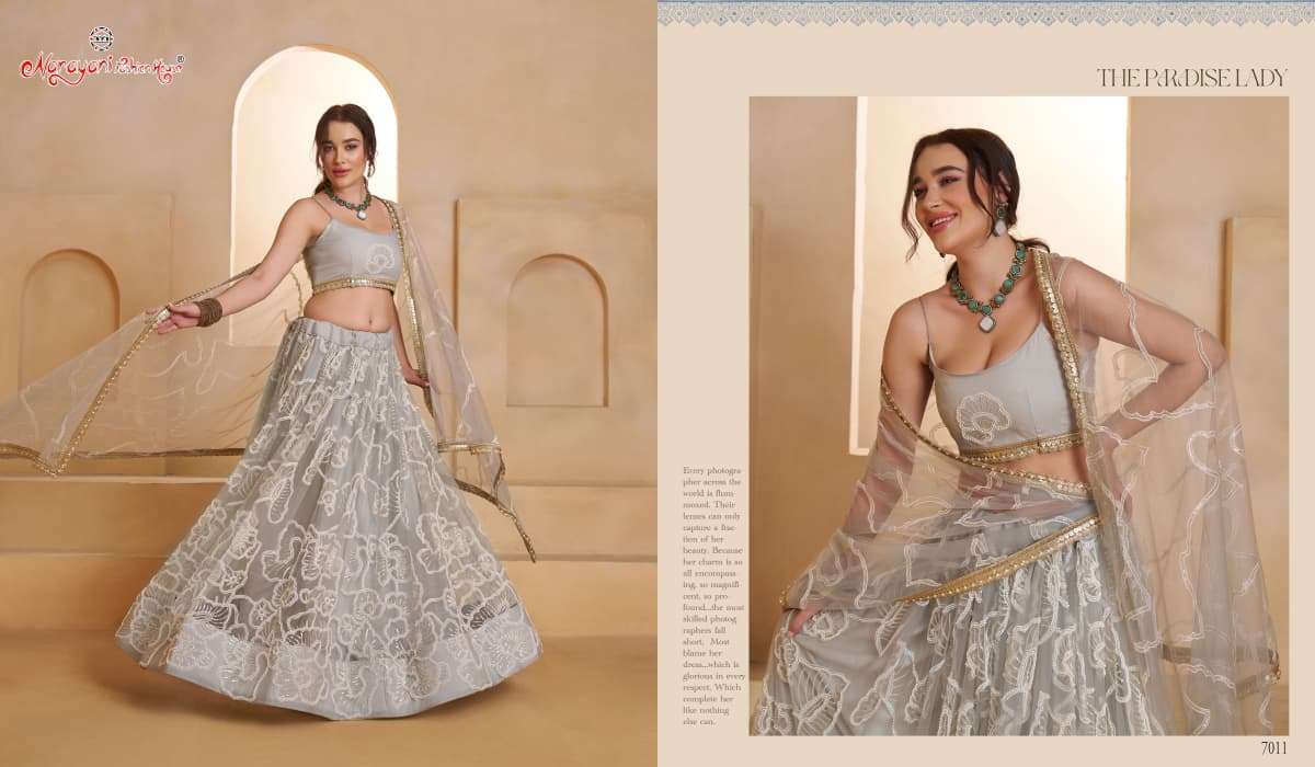 CHANDRAKALA VOL 3 Design Number  7011 Lehenga collection manufacturers surat 
