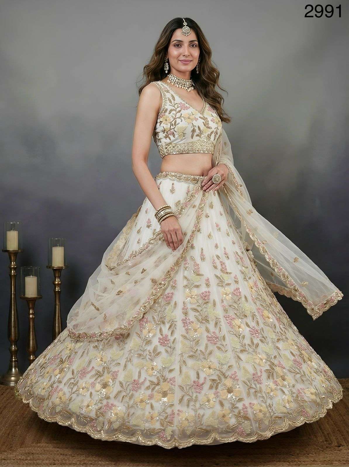 Code 2991 Designer Lehenga Choli collection manufacturers surat 