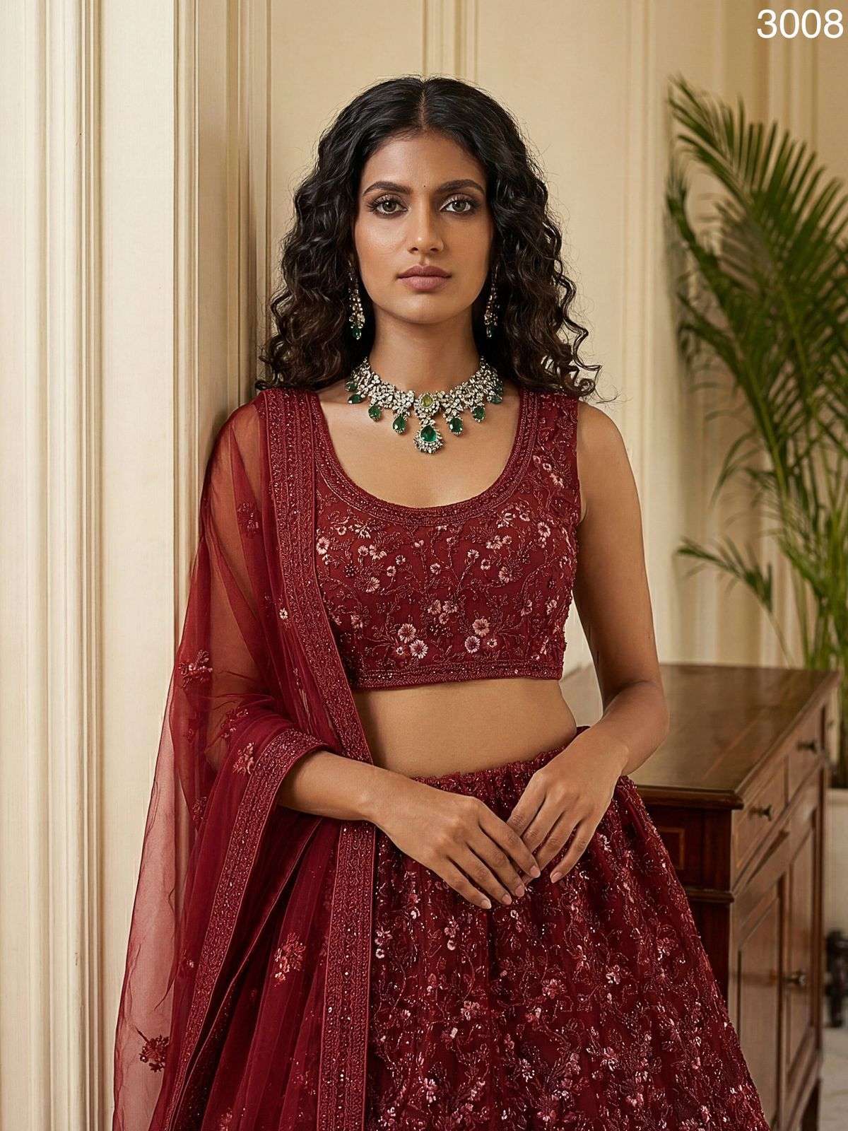 Code 3008 lehenga choli collection manufacturers surat 