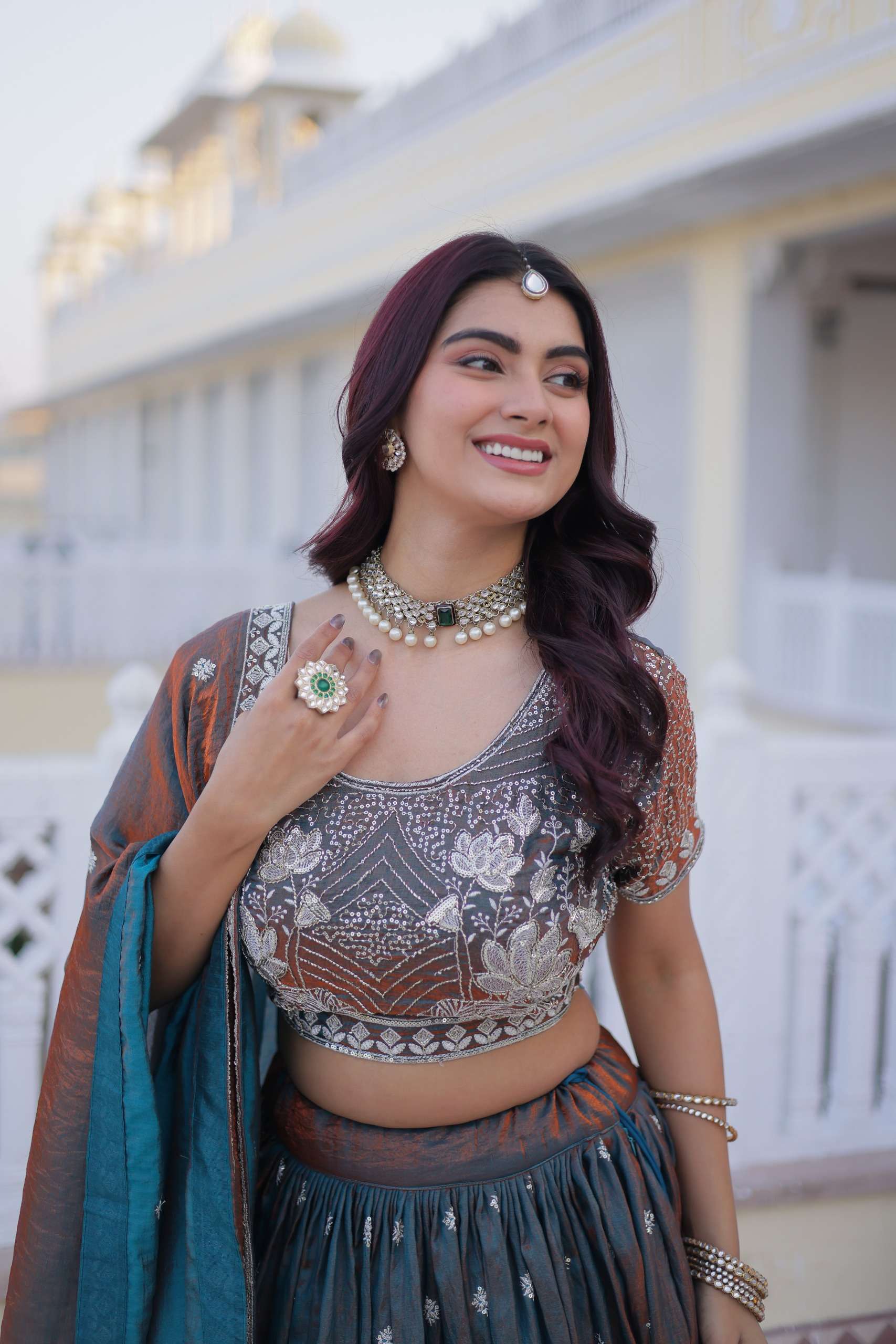 Code LW 7158 Lehenga choli Collections manufacturer surat 