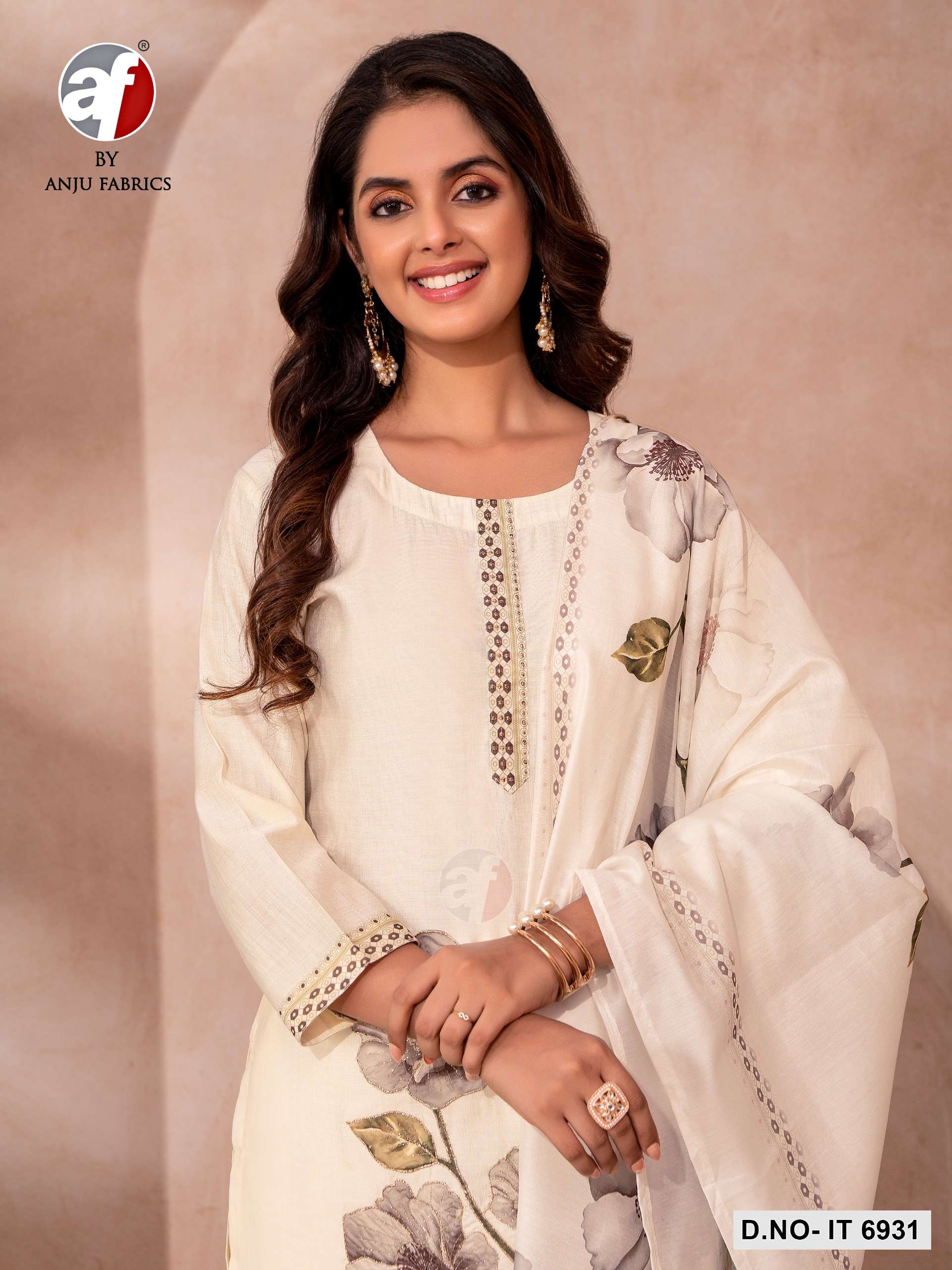 D NO IT 6929 6930 6931 A By Anju fabric kurti collection manufacturers surat 