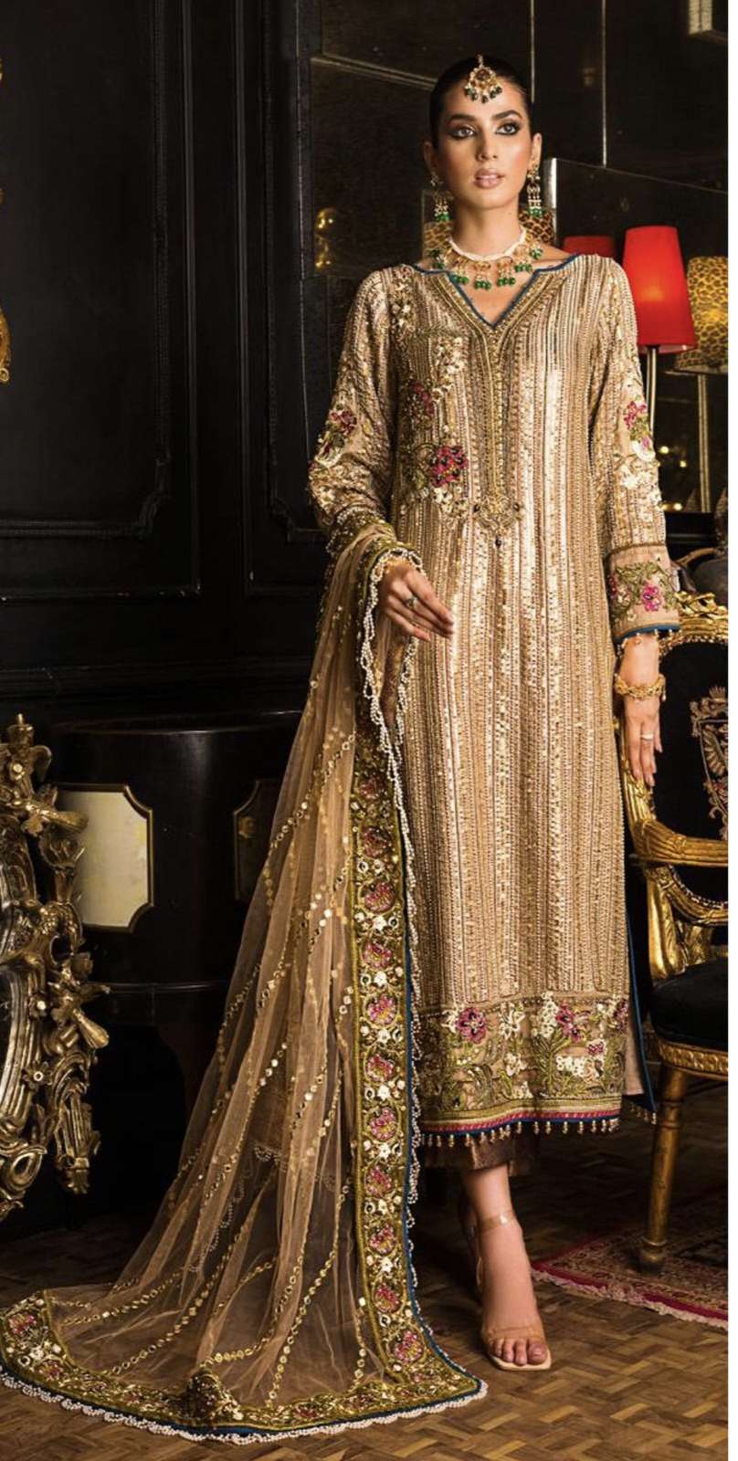 D NO S 115 A by SERINE suit collection manufacturers surat 