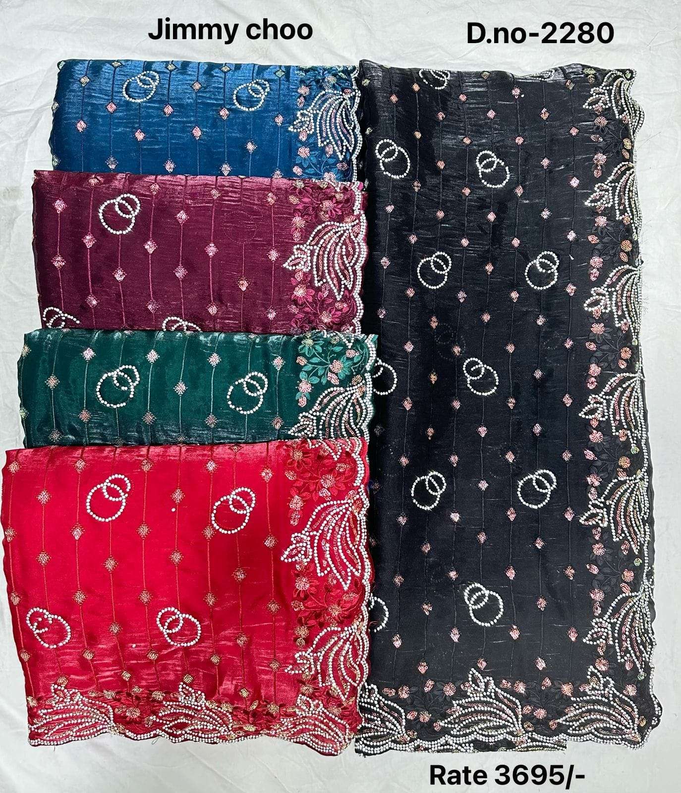 Designer Party Wear Saree Collection manufacturer surat 