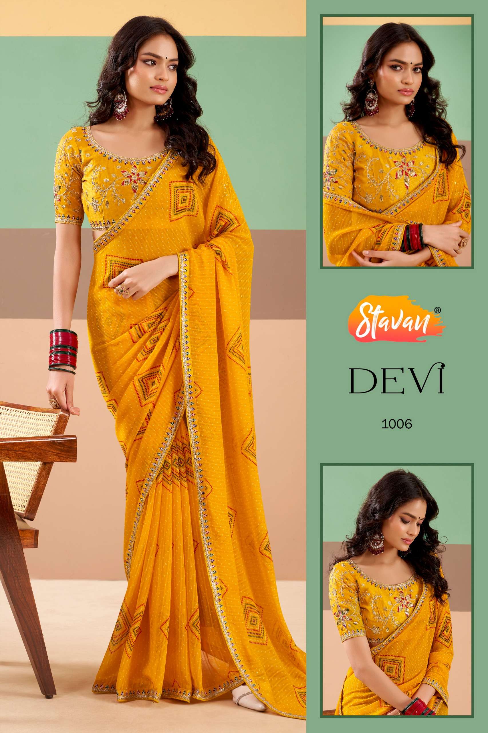 Devi by Stavan saree Collection manufacturer surat 