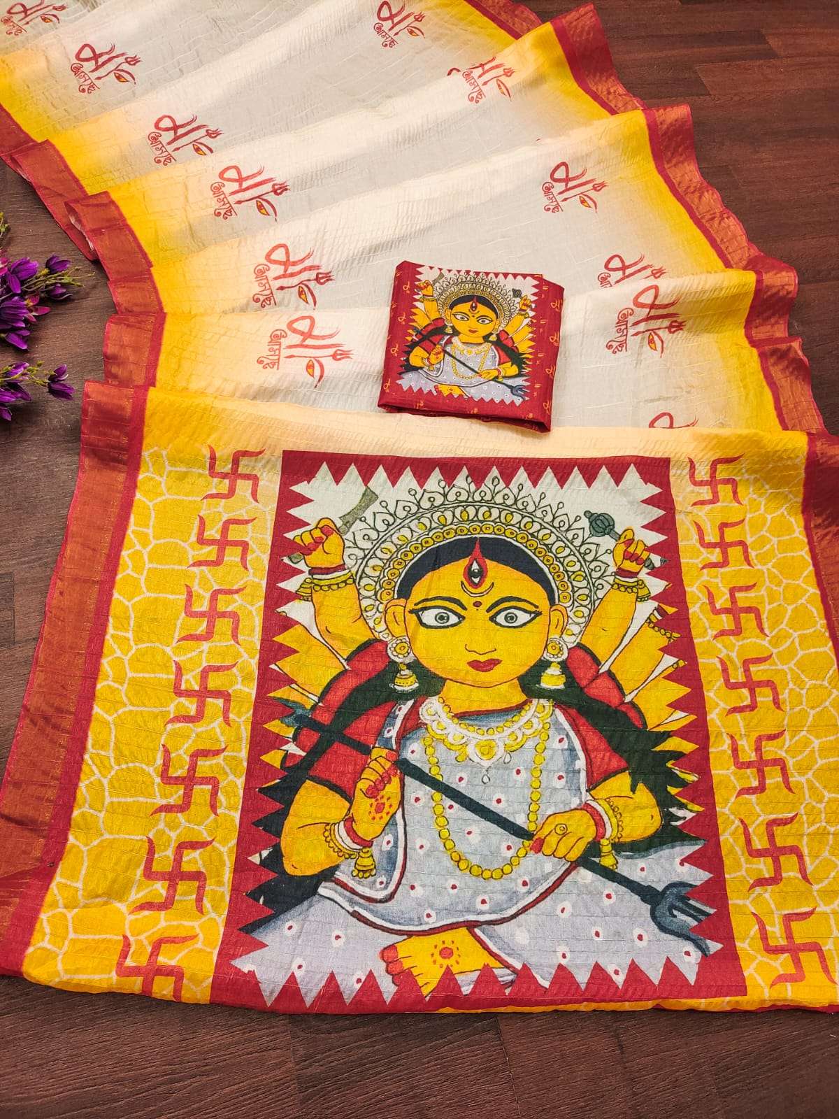 Divine Durga Dola Silk