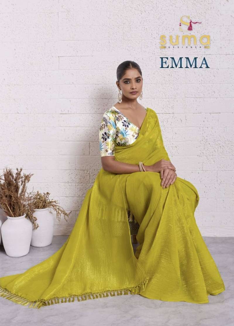 EMMA  Series 16001 To 16008 By Suma Designer suit collection manufacturers surat 
